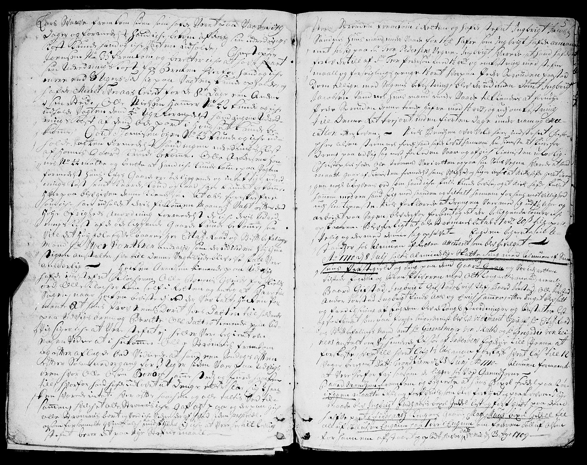 Inderøy sorenskriveri, AV/SAT-A-4147/1/1/1A/L0007: Tingbok, 1710-1720, p. 5