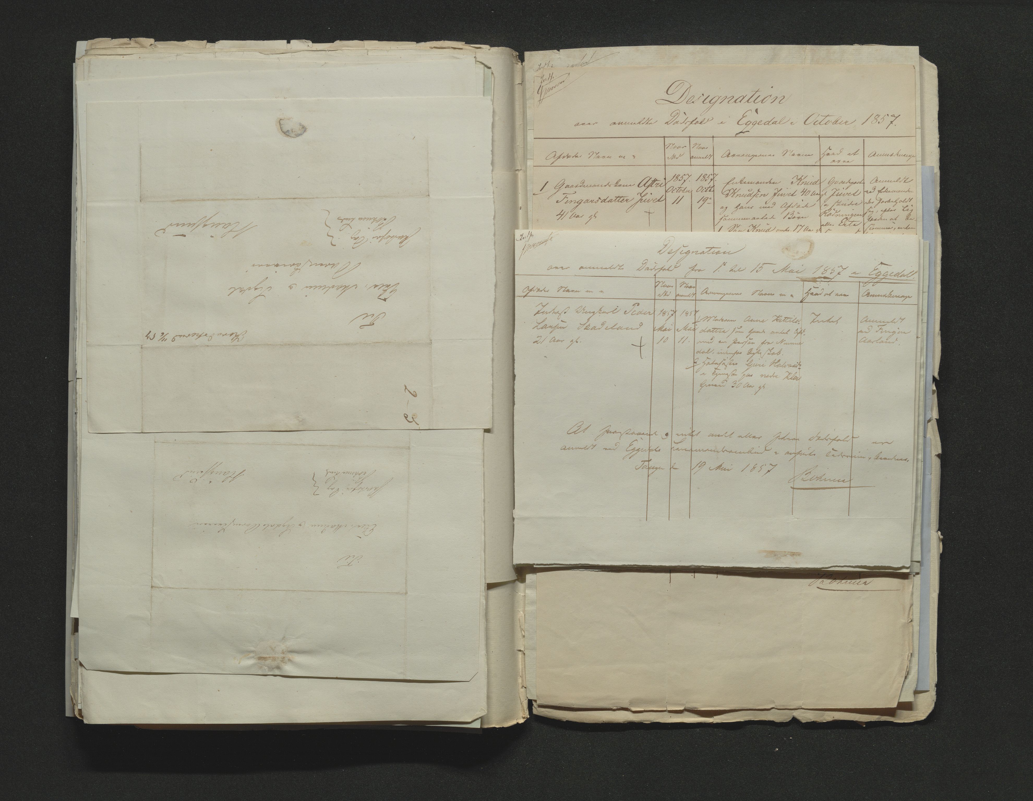 Eiker, Modum og Sigdal sorenskriveri, AV/SAKO-A-123/H/Ha/Hab/L0009: Dødsfallsmeldinger, 1854-1857, p. 510