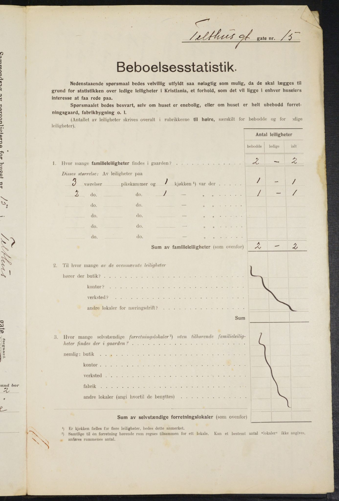 OBA, Municipal Census 1914 for Kristiania, 1914, p. 108469