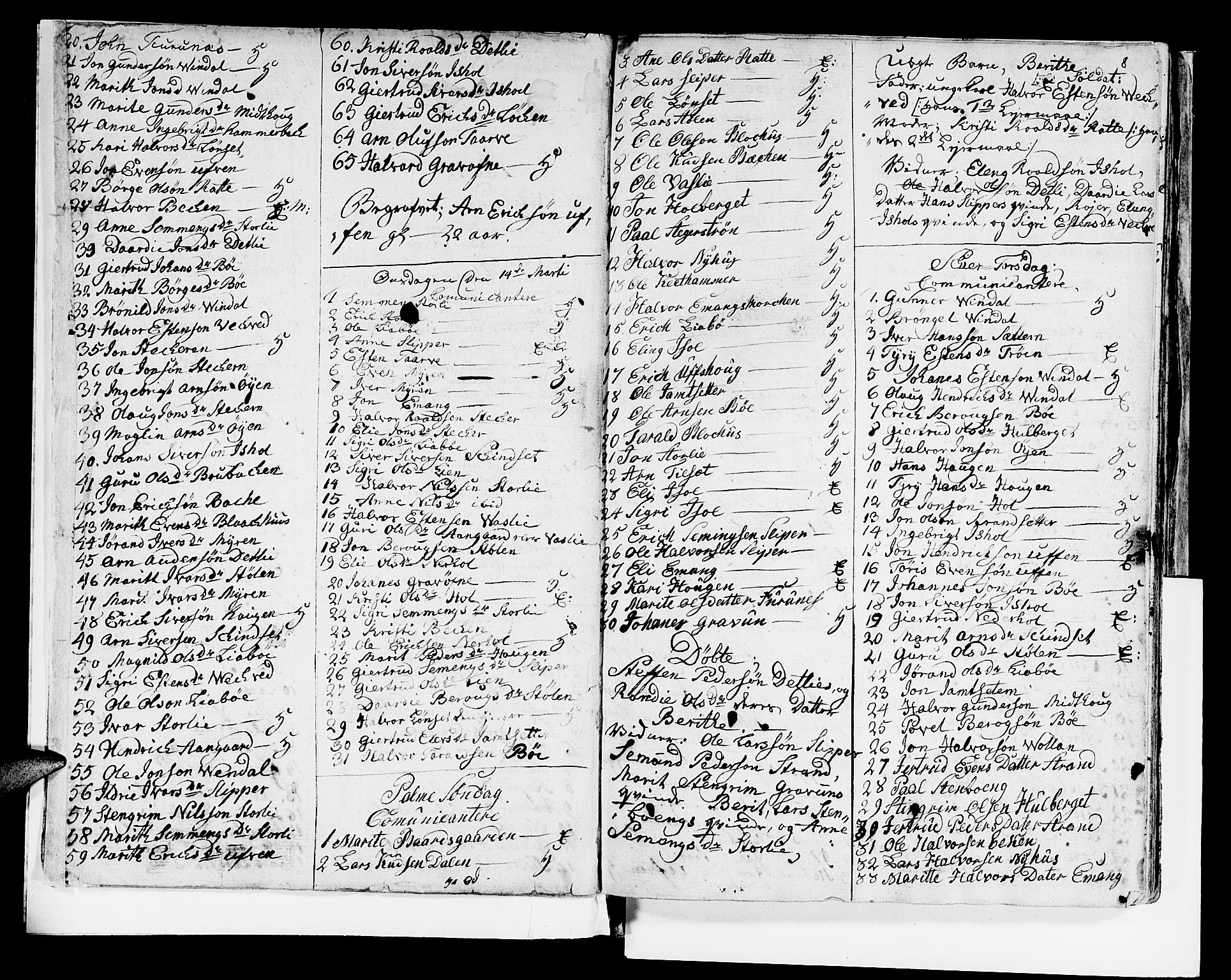 Ministerialprotokoller, klokkerbøker og fødselsregistre - Sør-Trøndelag, SAT/A-1456/679/L0921: Parish register (copy) no. 679C01, 1792-1840, p. 8