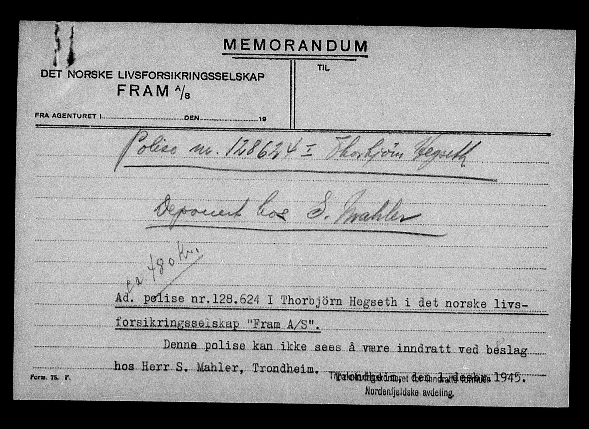 Justisdepartementet, Tilbakeføringskontoret for inndratte formuer, AV/RA-S-1564/H/Hc/Hca/L0903: --, 1945-1947, p. 501