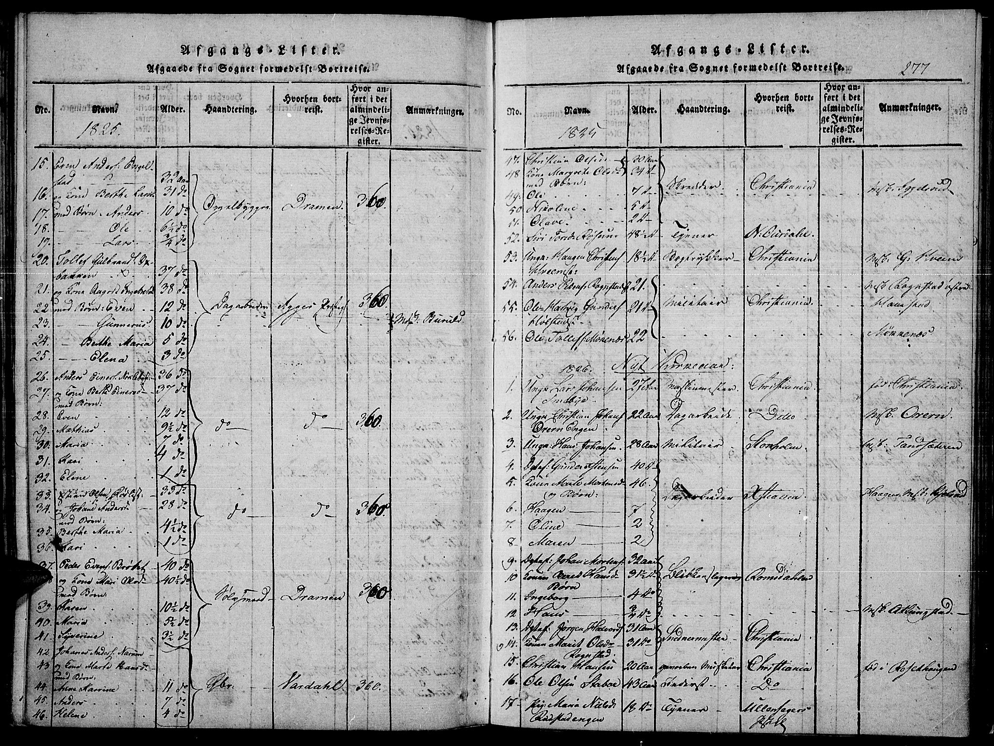 Toten prestekontor, SAH/PREST-102/H/Ha/Haa/L0010: Parish register (official) no. 10, 1820-1828, p. 277