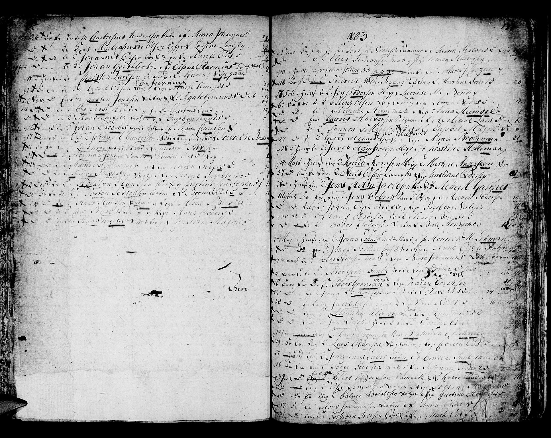 Domkirken sokneprestembete, SAB/A-74801/H/Haa/L0007: Parish register (official) no. A 7, 1725-1826, p. 130-131
