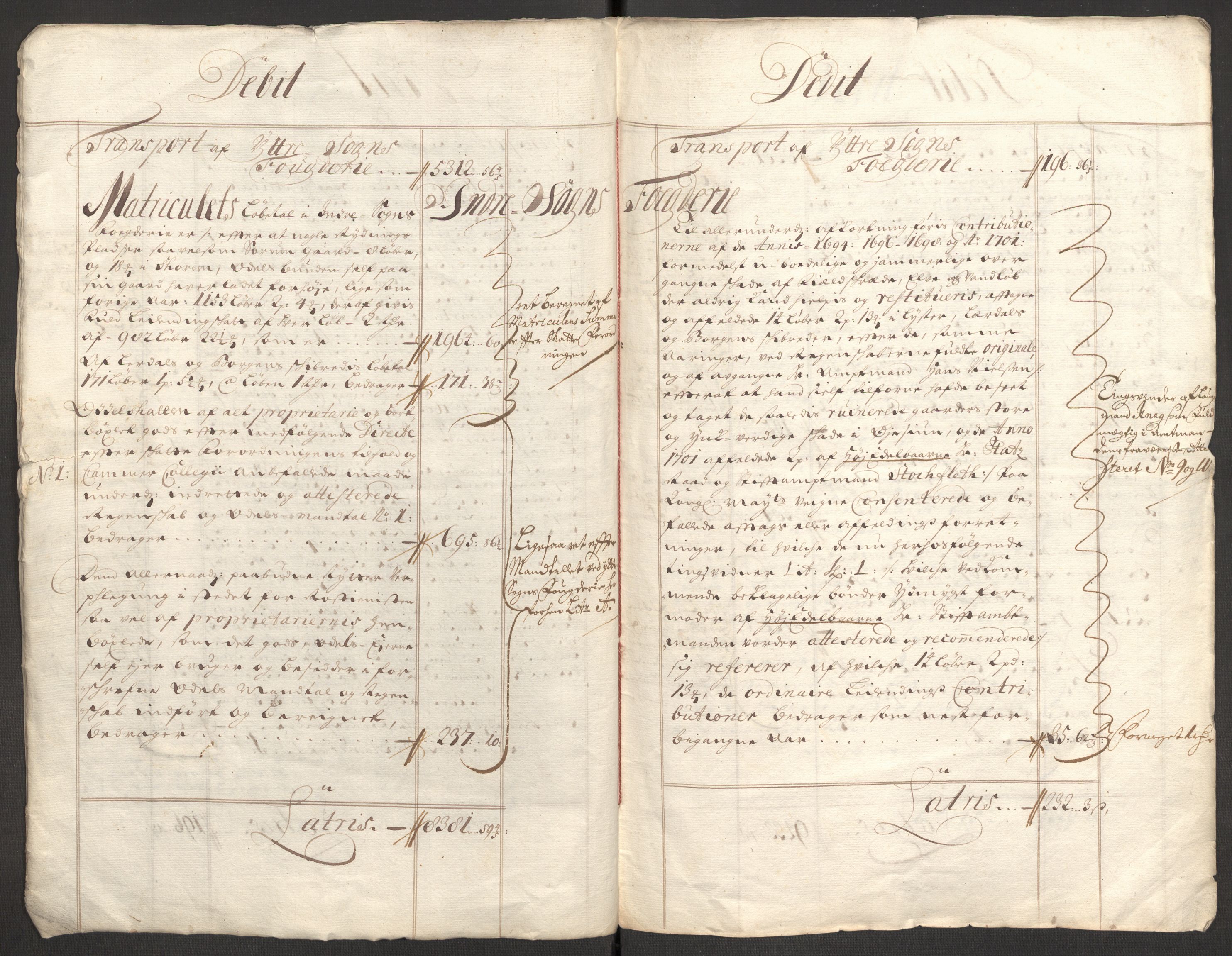 Rentekammeret inntil 1814, Reviderte regnskaper, Fogderegnskap, AV/RA-EA-4092/R52/L3313: Fogderegnskap Sogn, 1703-1704, p. 272