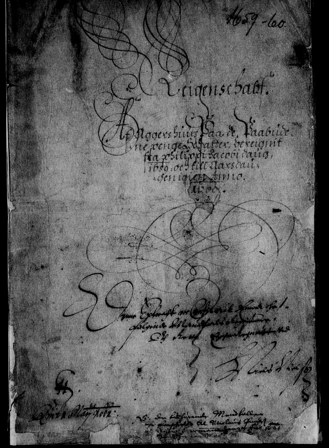 Rentekammeret inntil 1814, Reviderte regnskaper, Lensregnskaper, AV/RA-EA-5023/R/Rb/Rba/L0254: Akershus len, 1656-1661