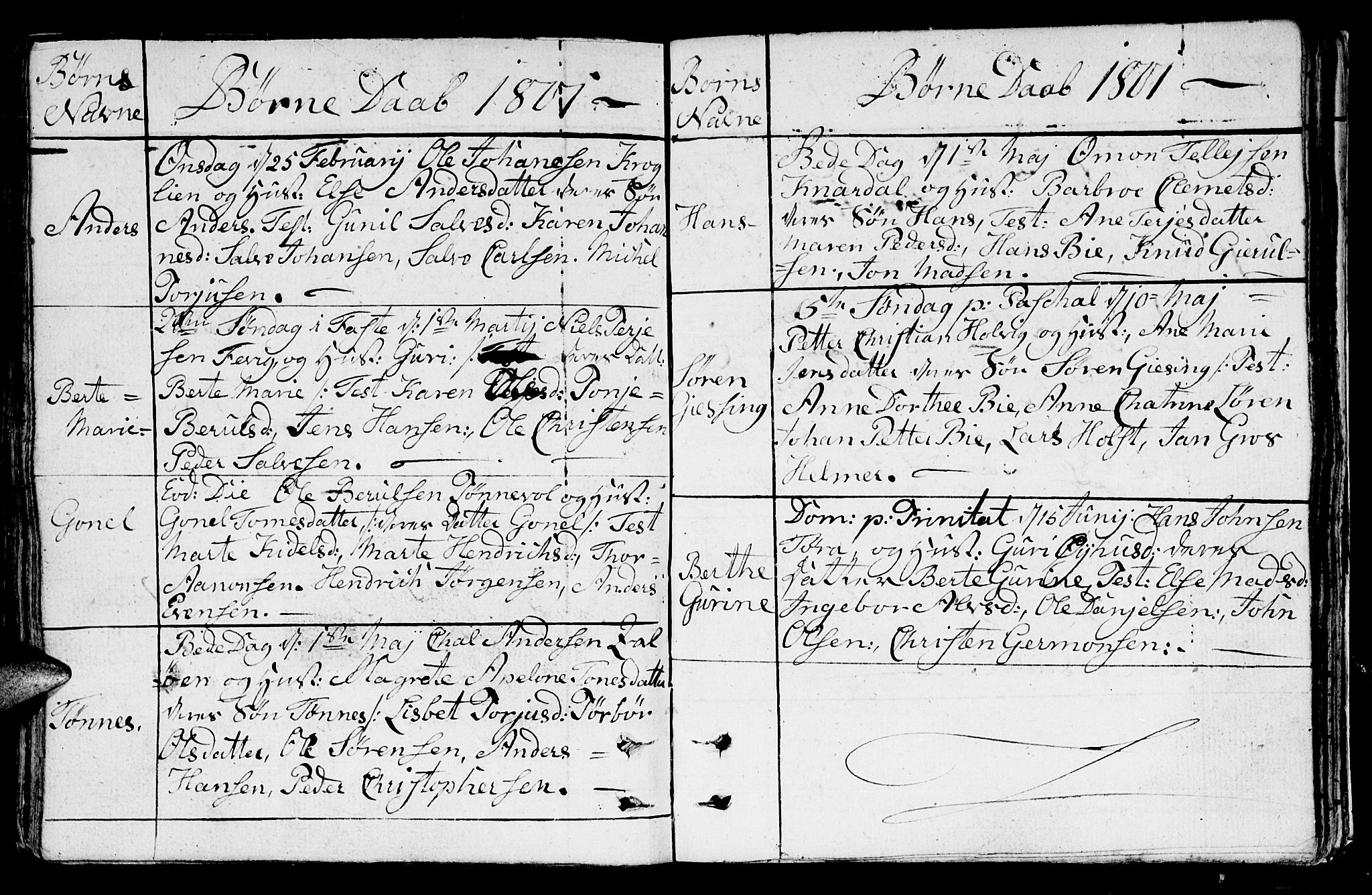 Fjære sokneprestkontor, SAK/1111-0011/F/Fb/L0005: Parish register (copy) no. B 5, 1785-1803, p. 216