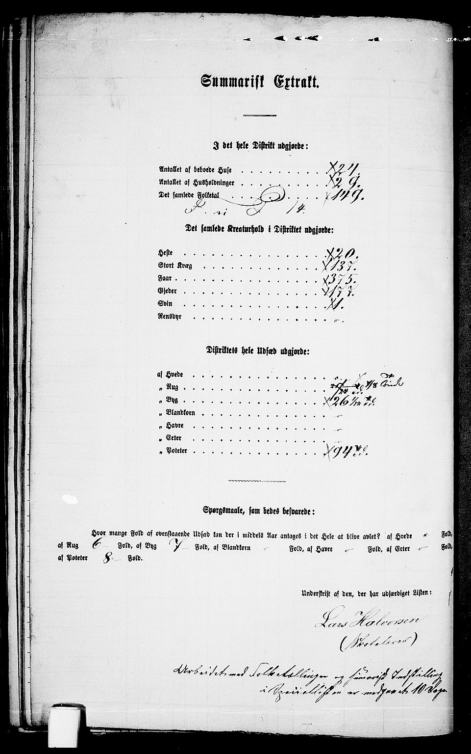 RA, 1865 census for Åmli, 1865, p. 80