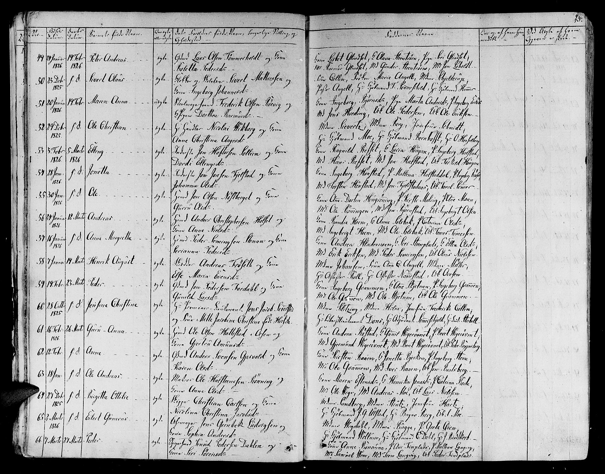 Ministerialprotokoller, klokkerbøker og fødselsregistre - Sør-Trøndelag, AV/SAT-A-1456/606/L0286: Parish register (official) no. 606A04 /1, 1823-1840, p. 25