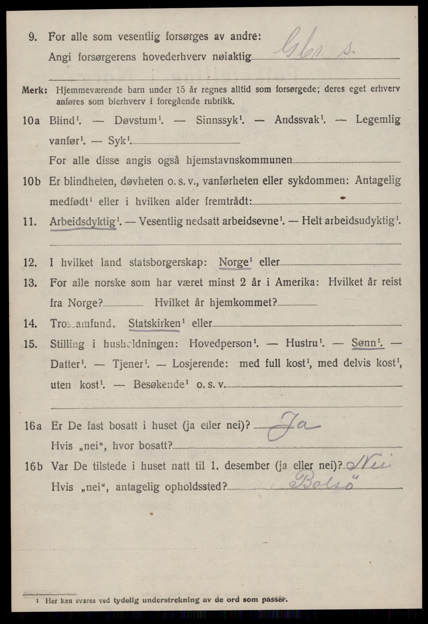 SAT, 1920 census for Eresfjord og Vistdal, 1920, p. 1974