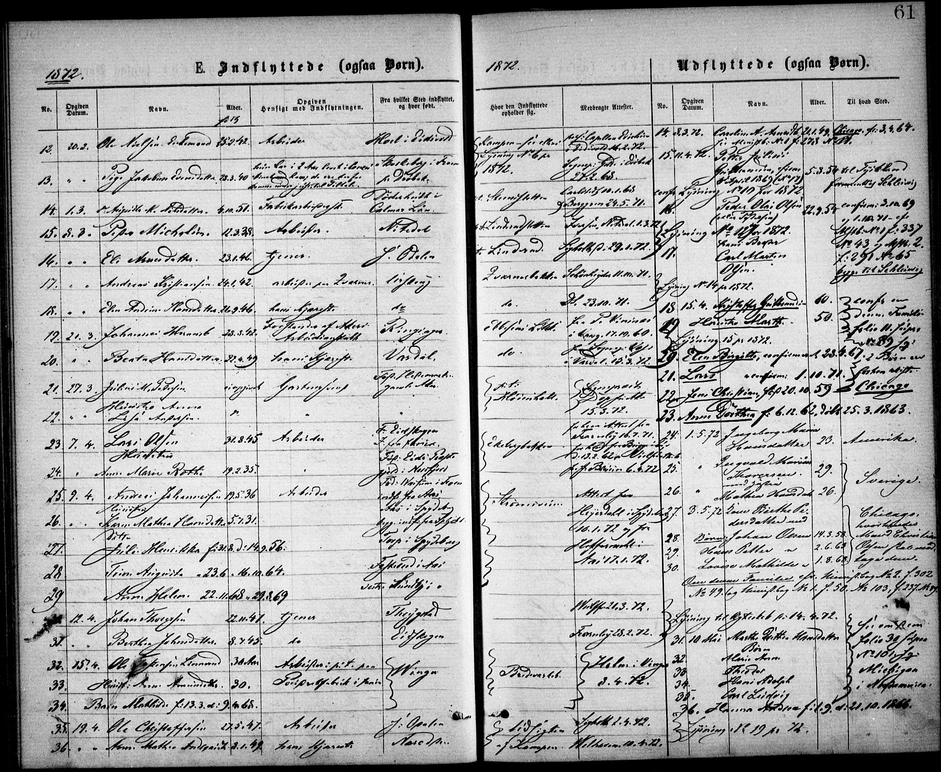 Østre Aker prestekontor Kirkebøker, SAO/A-10840/F/Fa/L0002: Parish register (official) no. I 2, 1861-1878, p. 61
