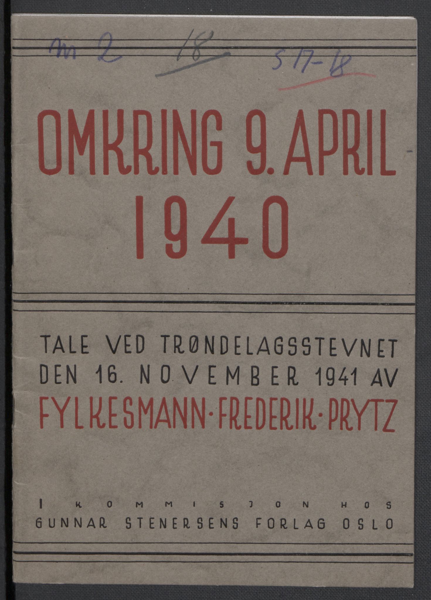 Landssvikarkivet, Oslo politikammer, RA/S-3138-01/D/Da/L0003: Dnr. 29, 1945, p. 1034