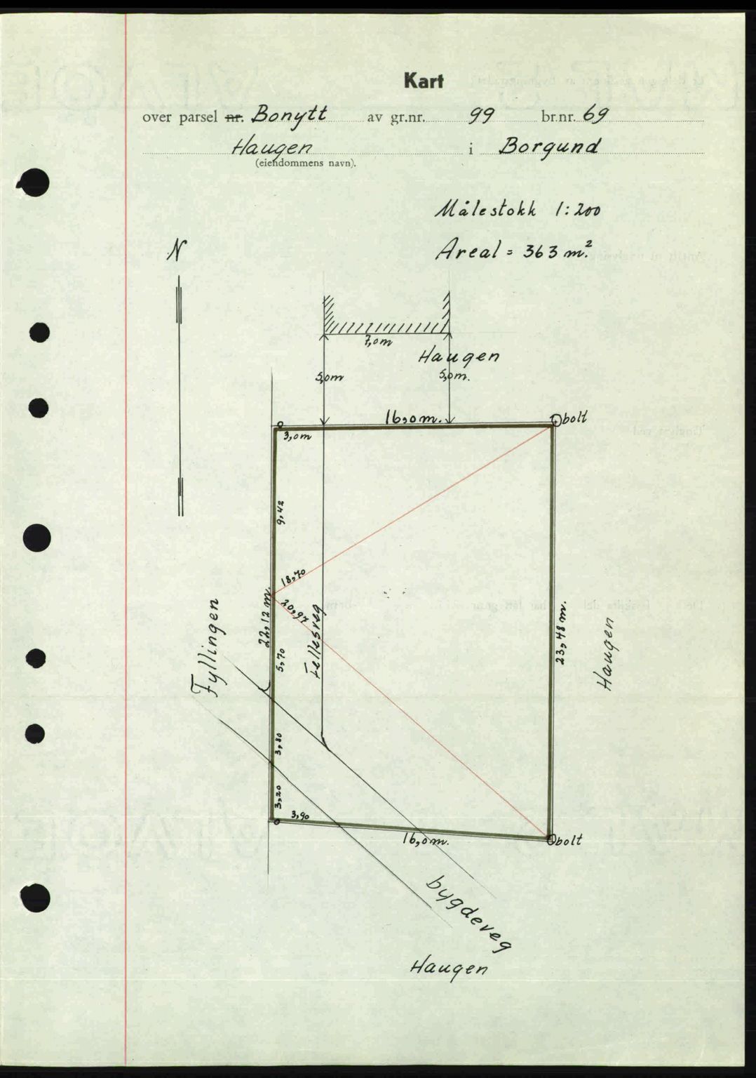 Nordre Sunnmøre sorenskriveri, AV/SAT-A-0006/1/2/2C/2Ca: Mortgage book no. A23, 1946-1947, Diary no: : 2075/1946