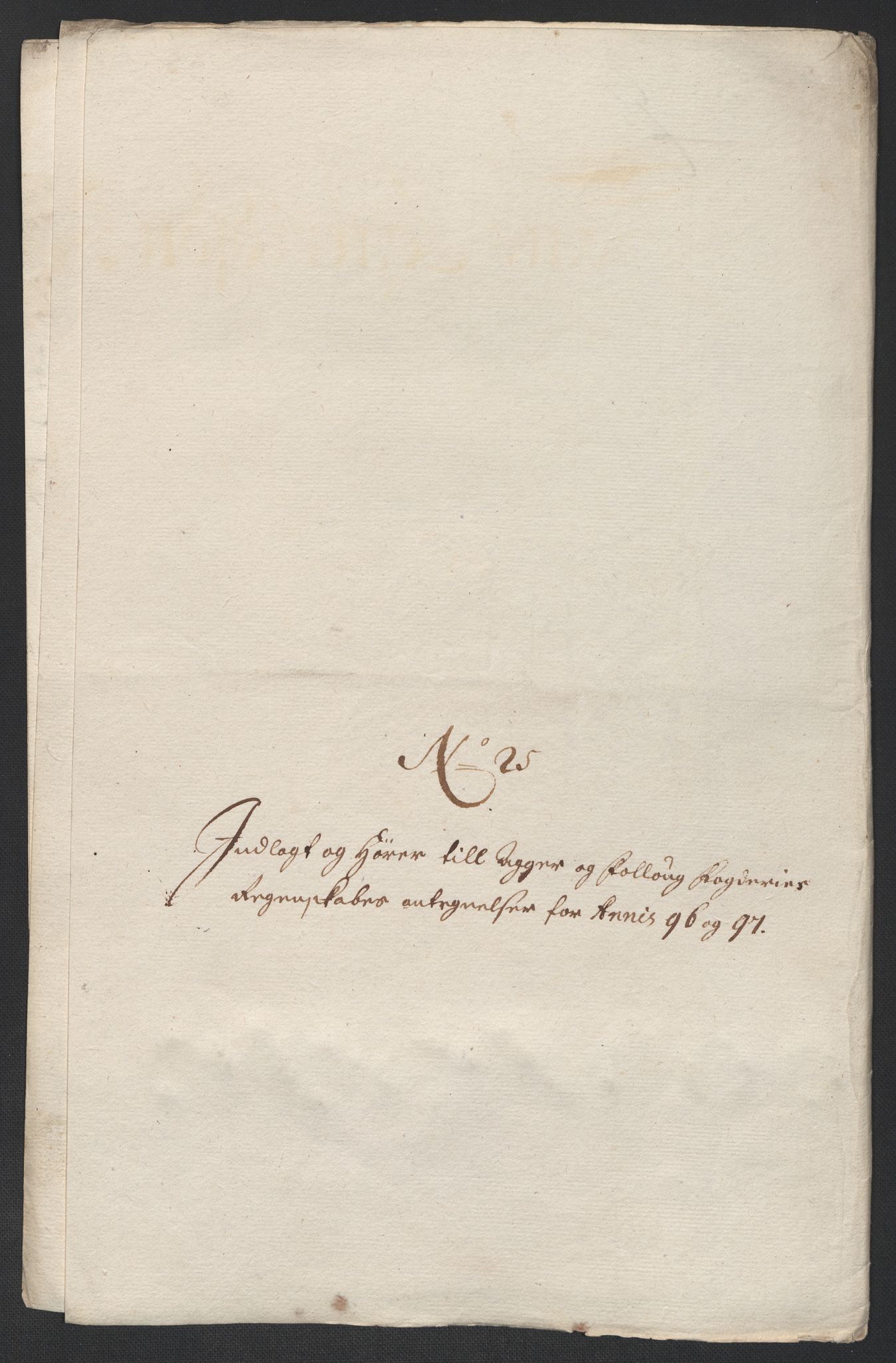 Rentekammeret inntil 1814, Reviderte regnskaper, Fogderegnskap, AV/RA-EA-4092/R10/L0440: Fogderegnskap Aker og Follo, 1696-1697, p. 547