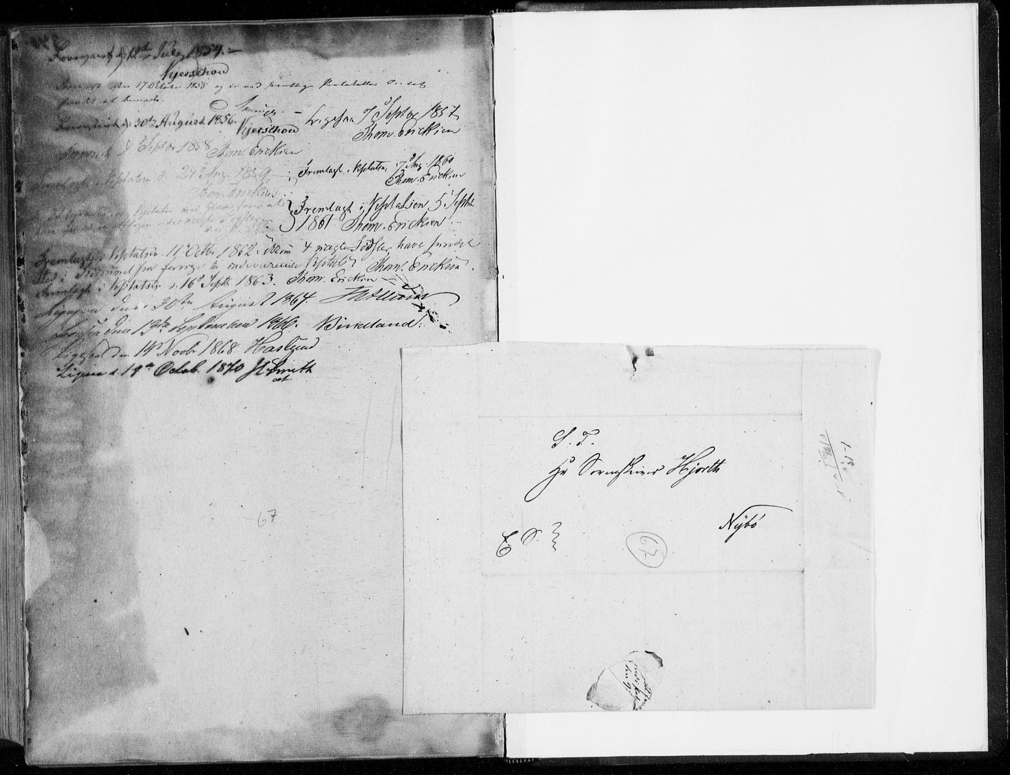 Leikanger sokneprestembete, AV/SAB-A-81001/H/Haa/Haaa/L0008: Parish register (official) no. A 8, 1852-1868