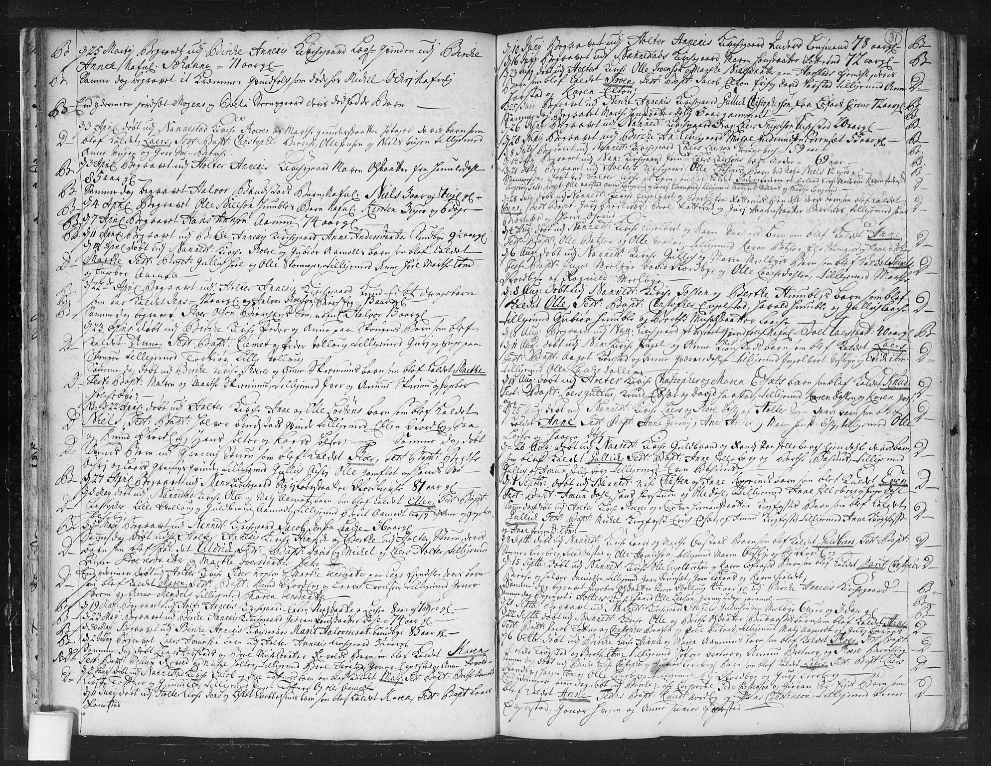 Nannestad prestekontor Kirkebøker, AV/SAO-A-10414a/F/Fa/L0003: Parish register (official) no. I 3, 1716-1729, p. 31