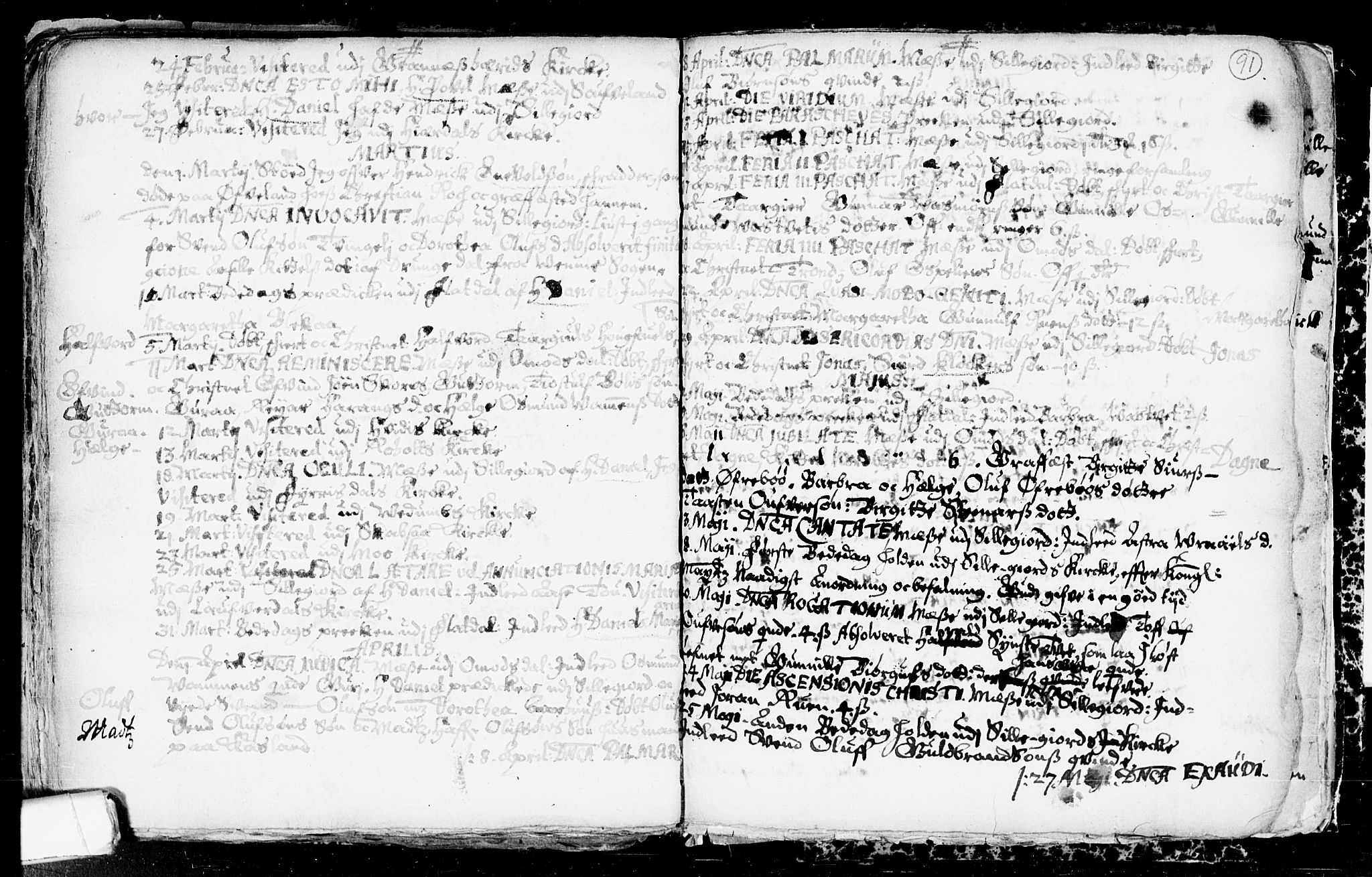 Seljord kirkebøker, SAKO/A-20/F/Fa/L0001: Parish register (official) no. I 1, 1654-1686, p. 91