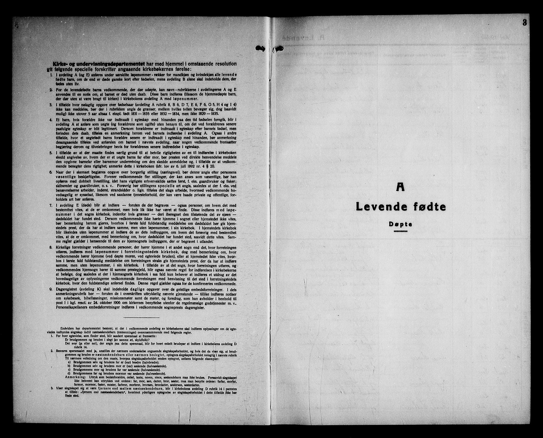 Halden prestekontor Kirkebøker, SAO/A-10909/G/Ga/L0012: Parish register (copy) no. 12, 1923-1946, p. 3