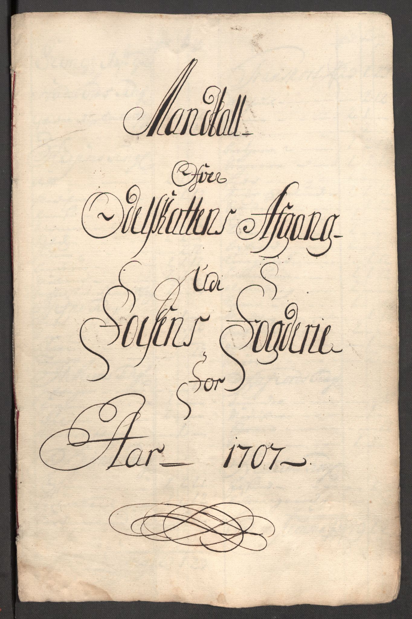 Rentekammeret inntil 1814, Reviderte regnskaper, Fogderegnskap, RA/EA-4092/R57/L3857: Fogderegnskap Fosen, 1706-1707, p. 438