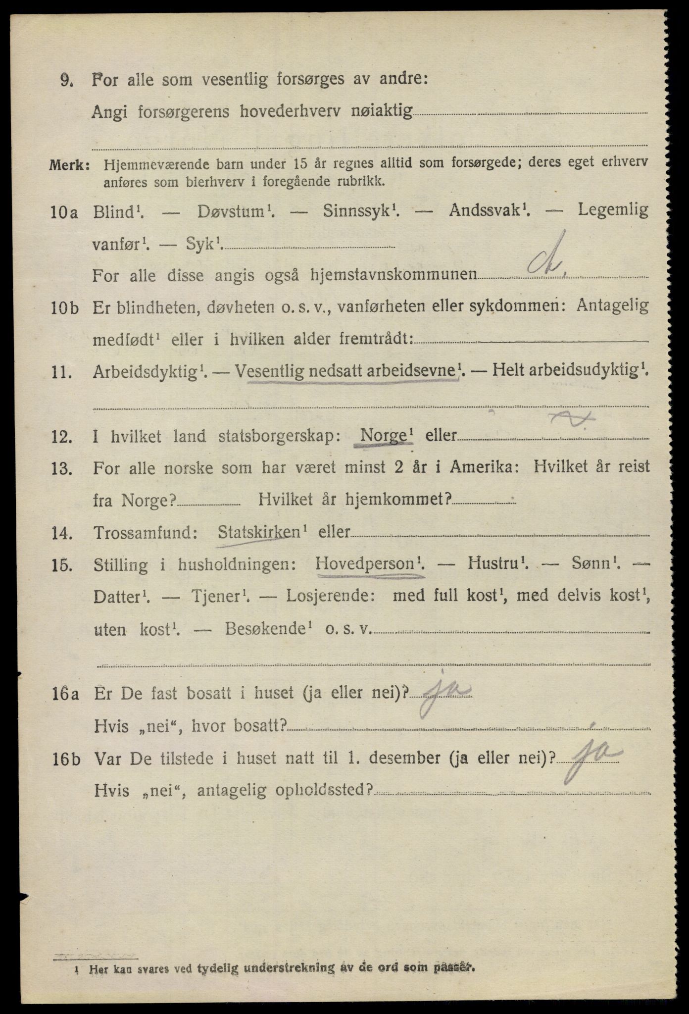 SAO, 1920 census for Asker, 1920, p. 10273