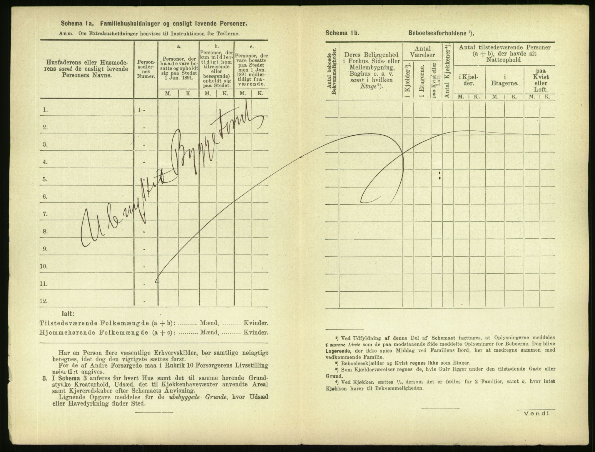 RA, 1891 census for 0301 Kristiania, 1891, p. 46520