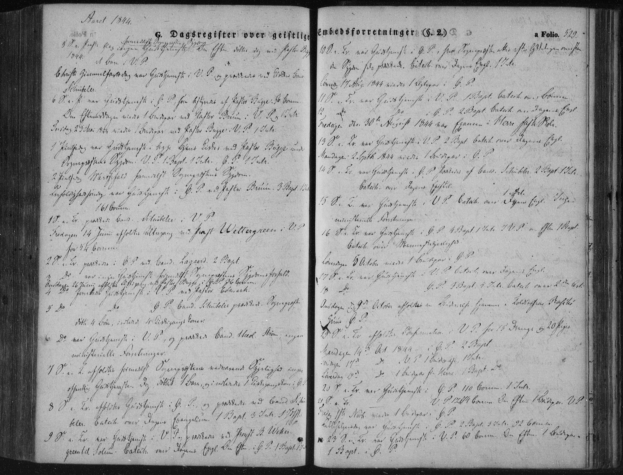 Porsgrunn kirkebøker , AV/SAKO-A-104/F/Fa/L0006: Parish register (official) no. 6, 1841-1857, p. 529