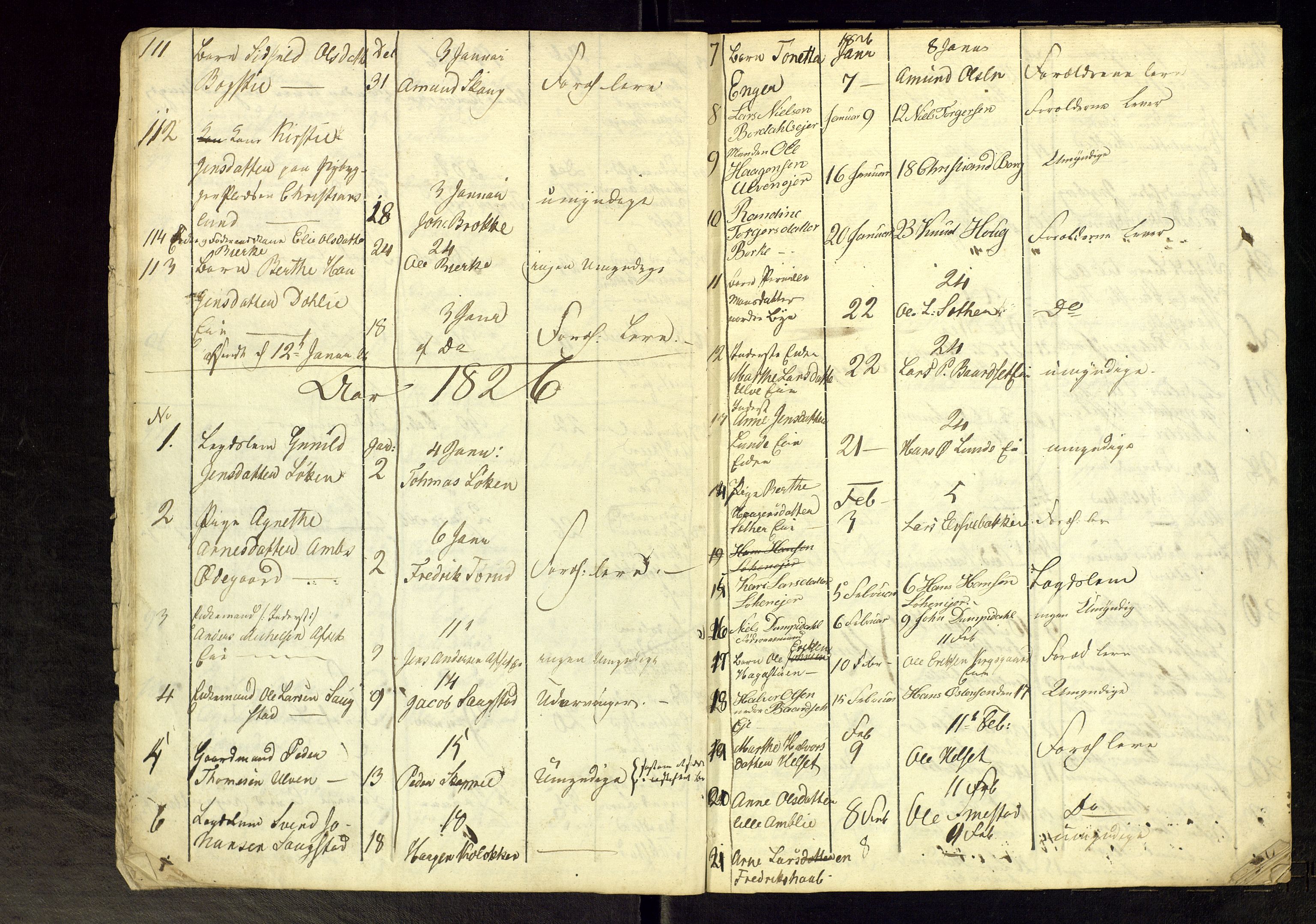 Moelv lensmannskontor, AV/SAH-LHR-017/H/Ha/L0001/0001: Dødsfallsprotokoller / Dødsfallsprotokoll, 1825-1827