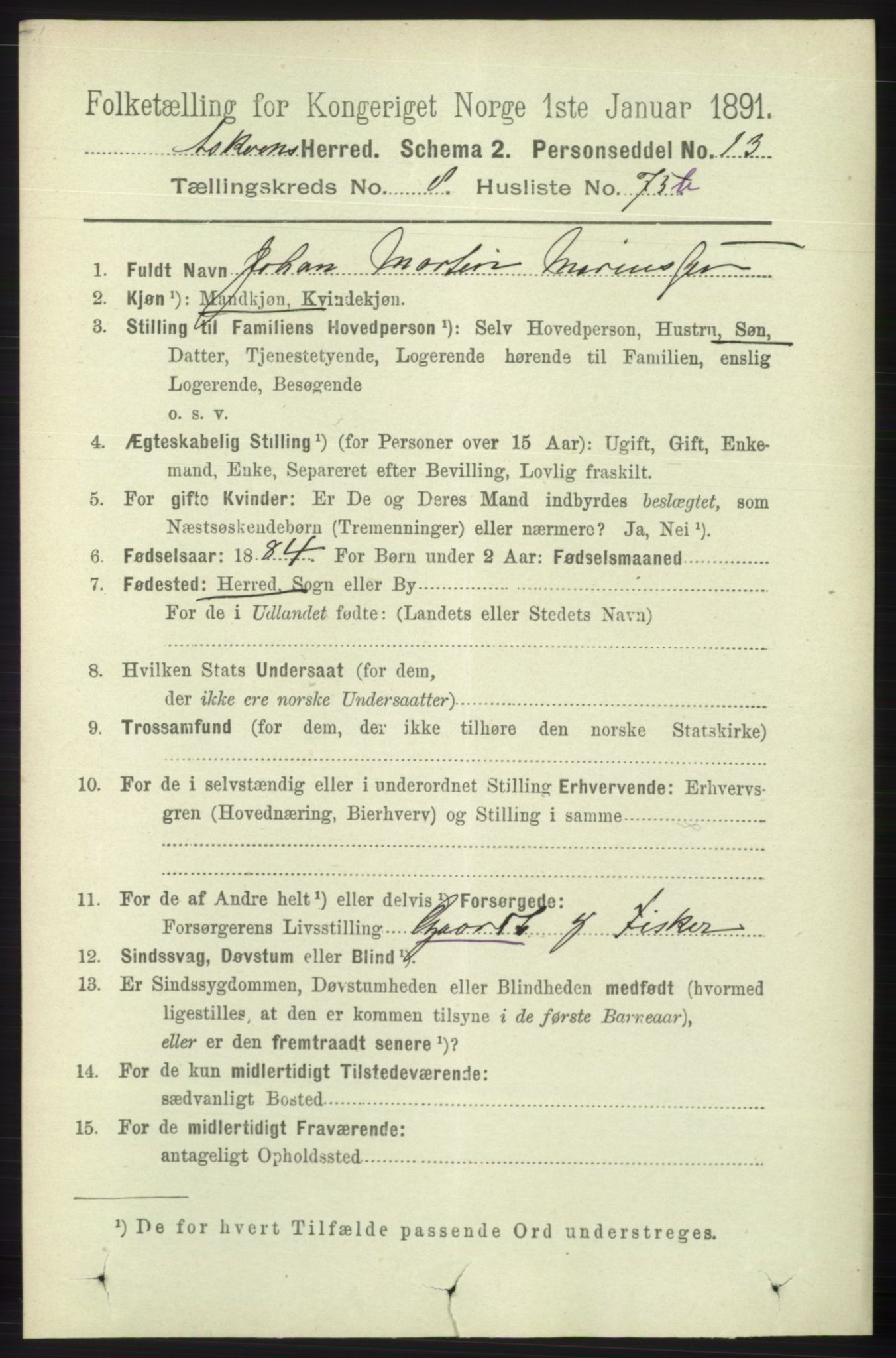 RA, 1891 census for 1247 Askøy, 1891, p. 5886