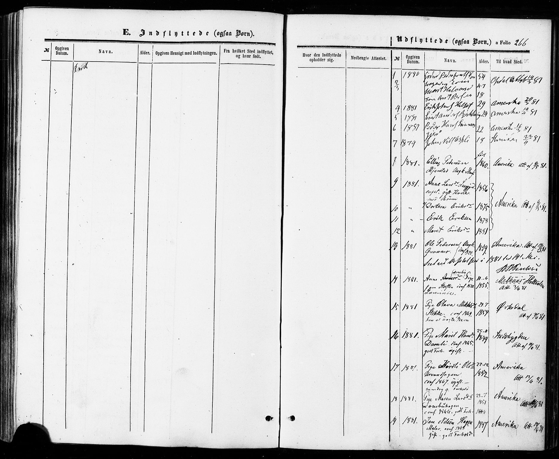 Ministerialprotokoller, klokkerbøker og fødselsregistre - Sør-Trøndelag, SAT/A-1456/672/L0856: Parish register (official) no. 672A08, 1861-1881, p. 266