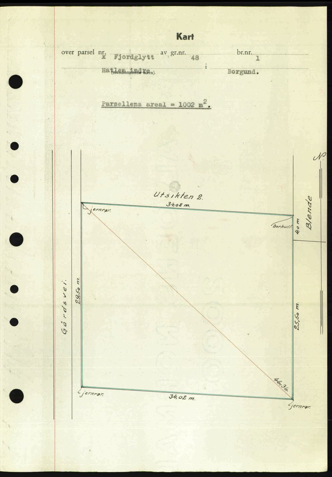 Nordre Sunnmøre sorenskriveri, AV/SAT-A-0006/1/2/2C/2Ca: Mortgage book no. A25, 1947-1947, Diary no: : 1426/1947