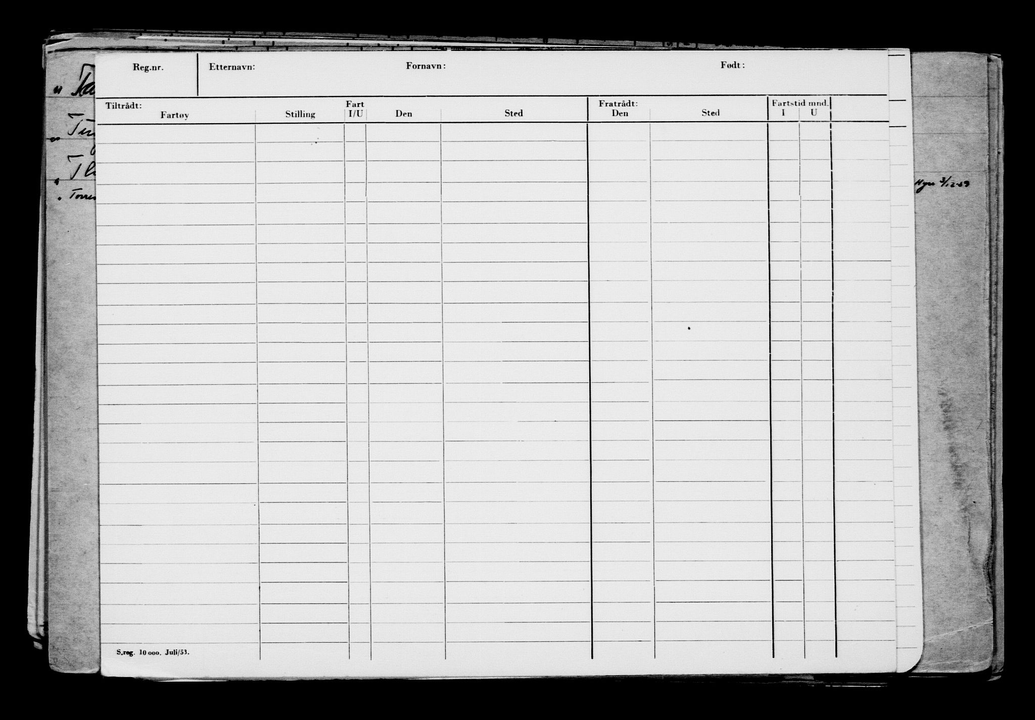 Direktoratet for sjømenn, AV/RA-S-3545/G/Gb/L0226: Hovedkort, 1923-1924, p. 448