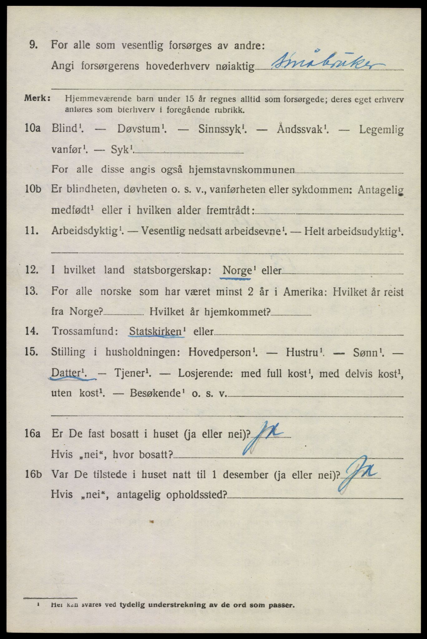 SAKO, 1920 census for Andebu, 1920, p. 6633