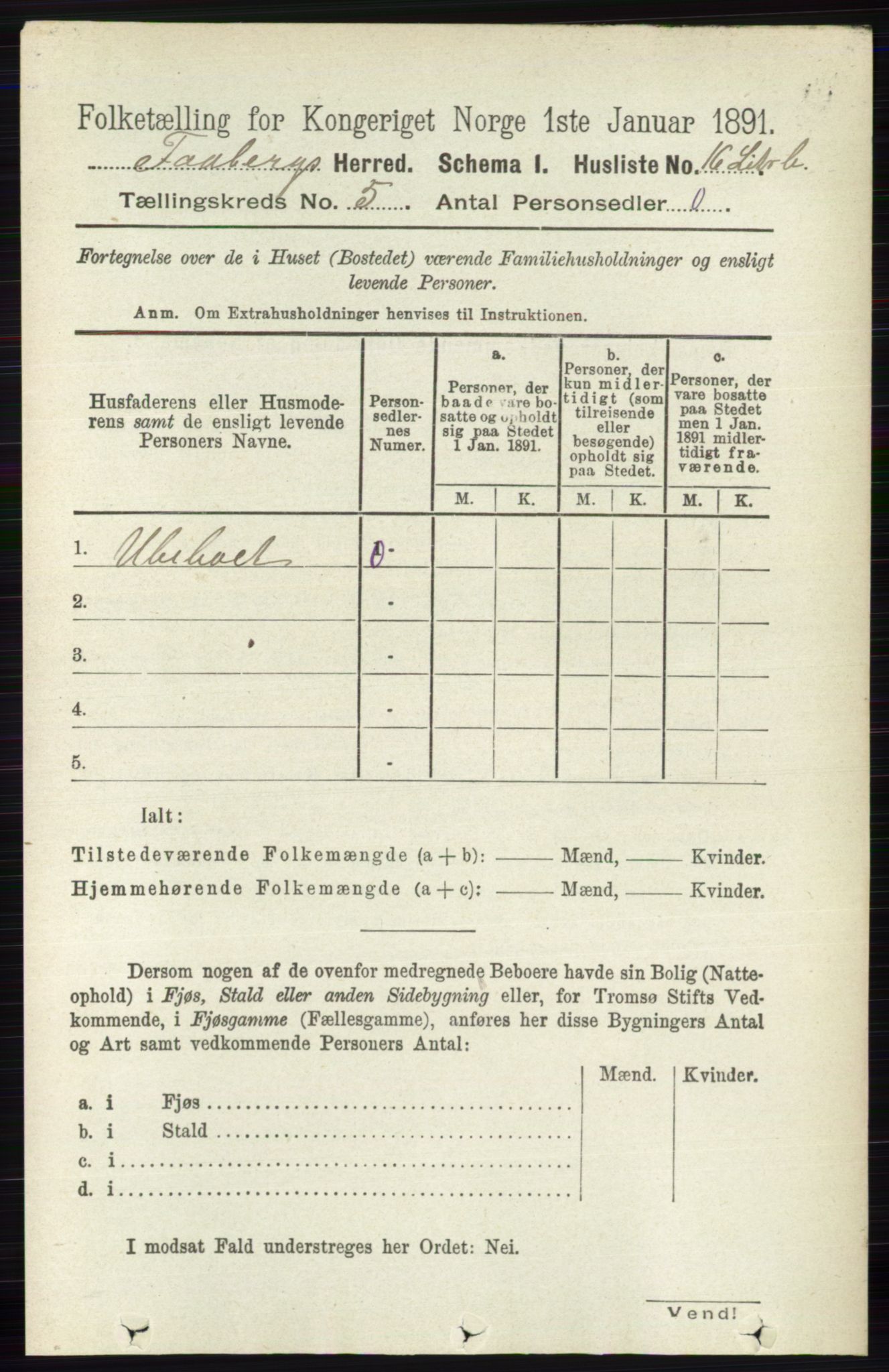 RA, 1891 census for 0524 Fåberg, 1891, p. 1567