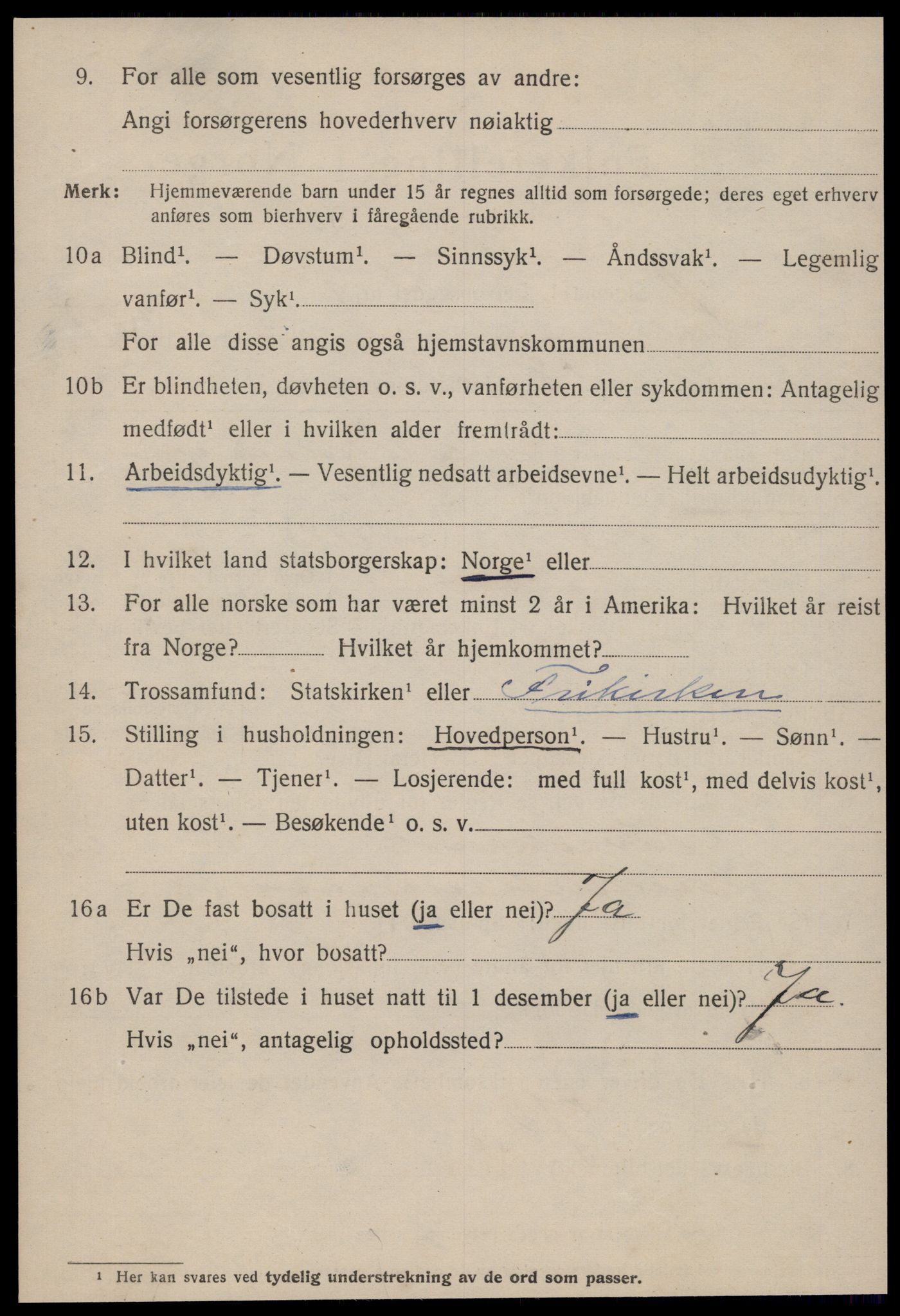 SAT, 1920 census for Ålesund, 1920, p. 19637