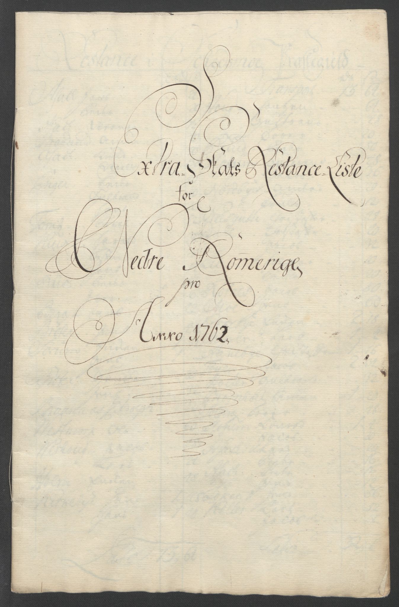 Rentekammeret inntil 1814, Reviderte regnskaper, Fogderegnskap, RA/EA-4092/R11/L0687: Ekstraskatten Nedre Romerike, 1762, p. 533