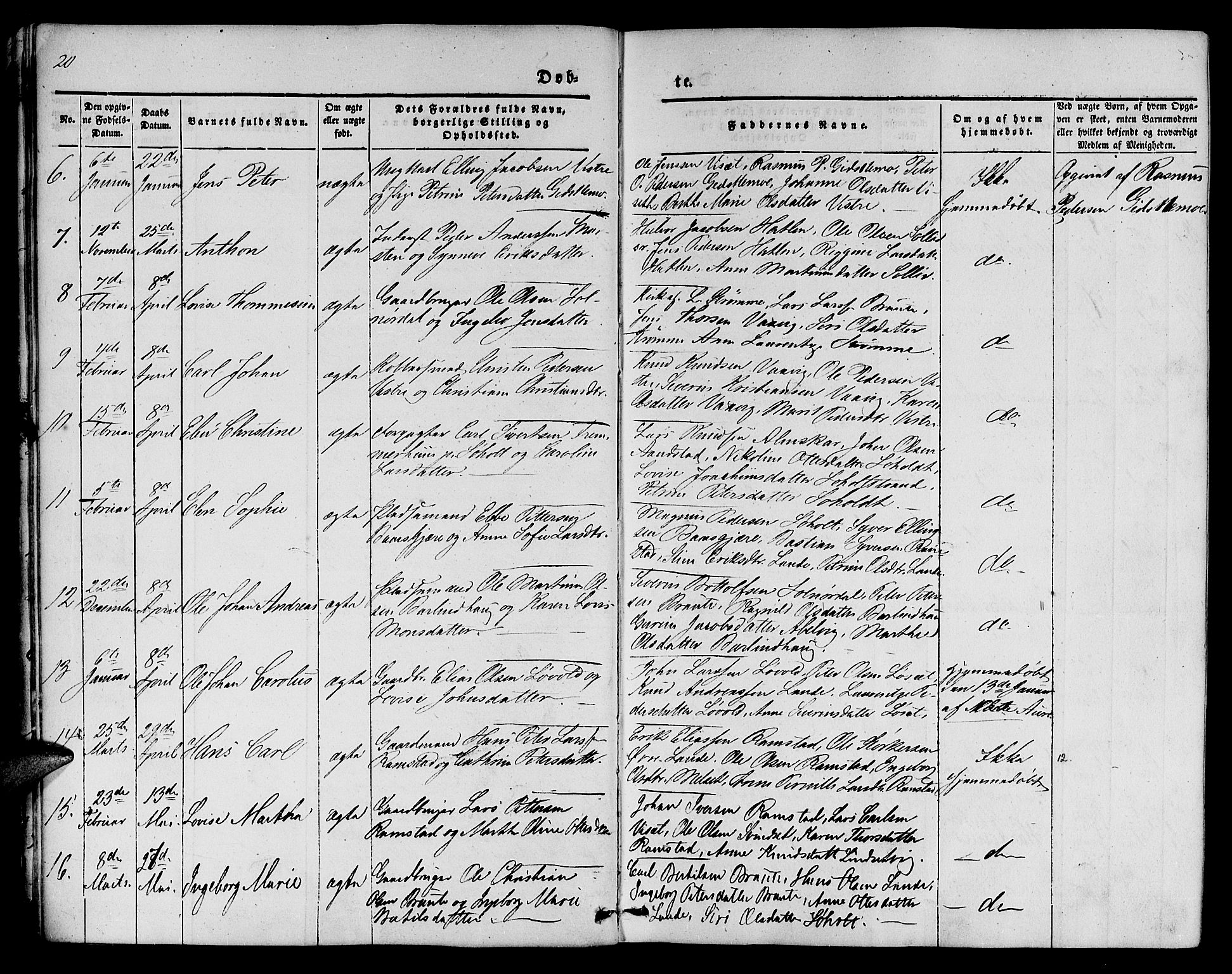 Ministerialprotokoller, klokkerbøker og fødselsregistre - Møre og Romsdal, AV/SAT-A-1454/522/L0324: Parish register (copy) no. 522C03, 1854-1871, p. 20