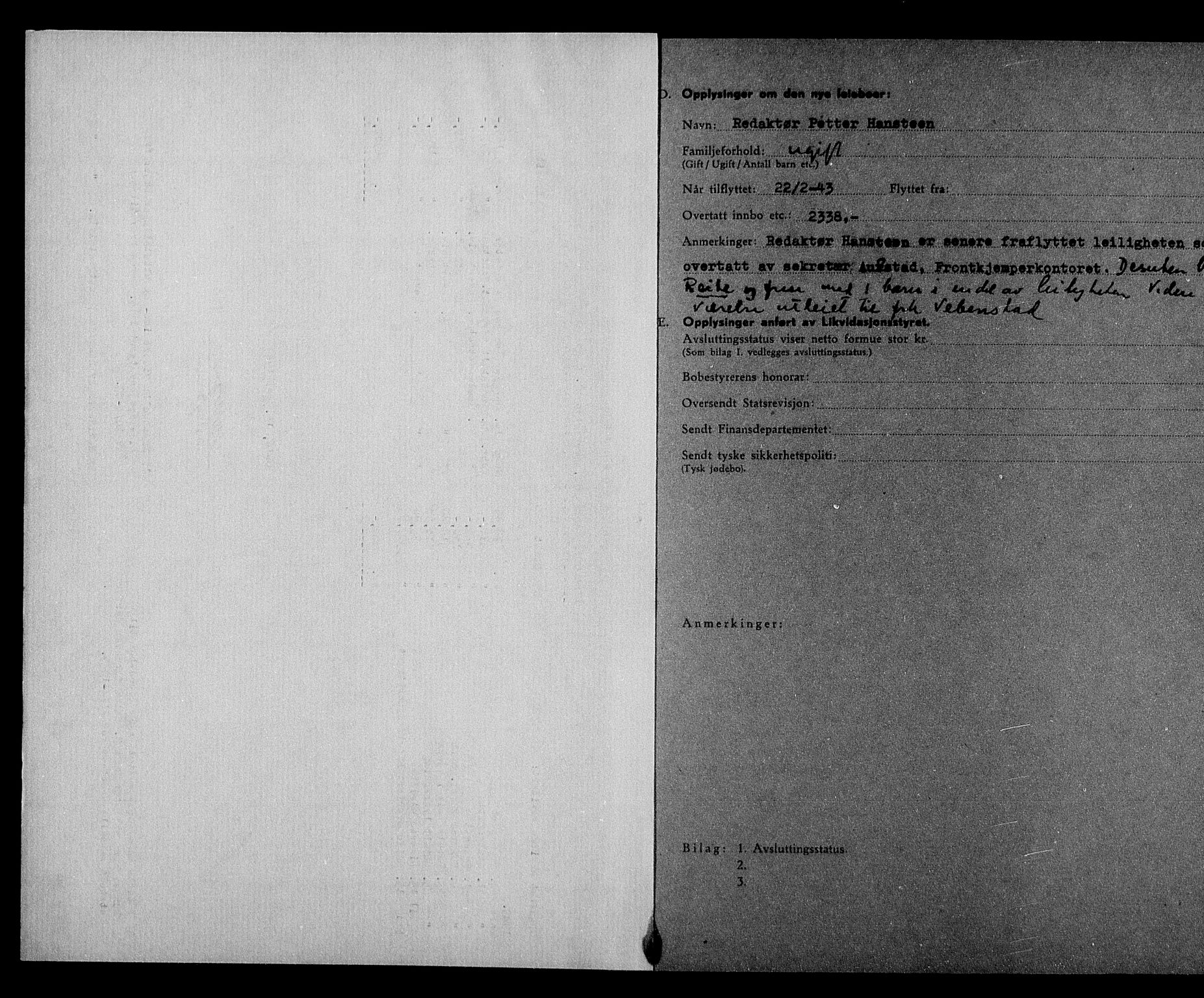 Justisdepartementet, Tilbakeføringskontoret for inndratte formuer, AV/RA-S-1564/H/Hc/Hcc/L0929: --, 1945-1947, p. 427