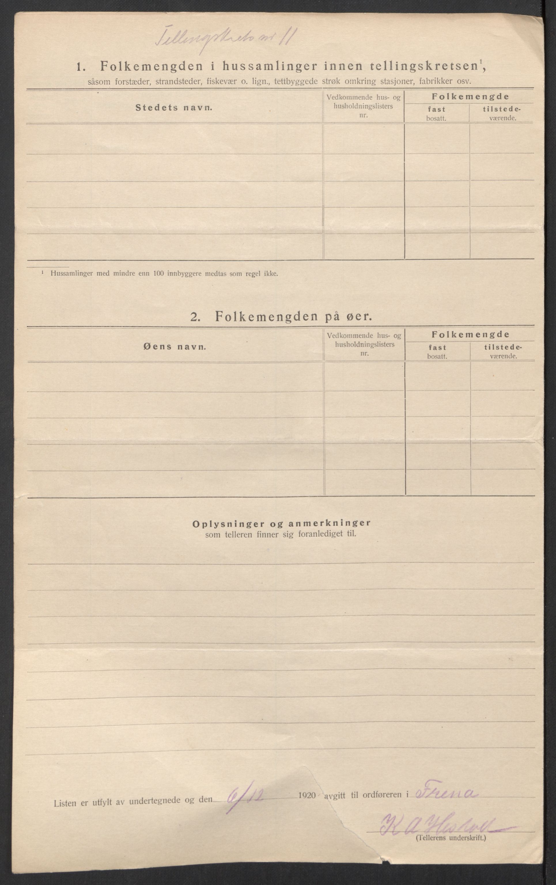 SAT, 1920 census for Fræna, 1920, p. 38