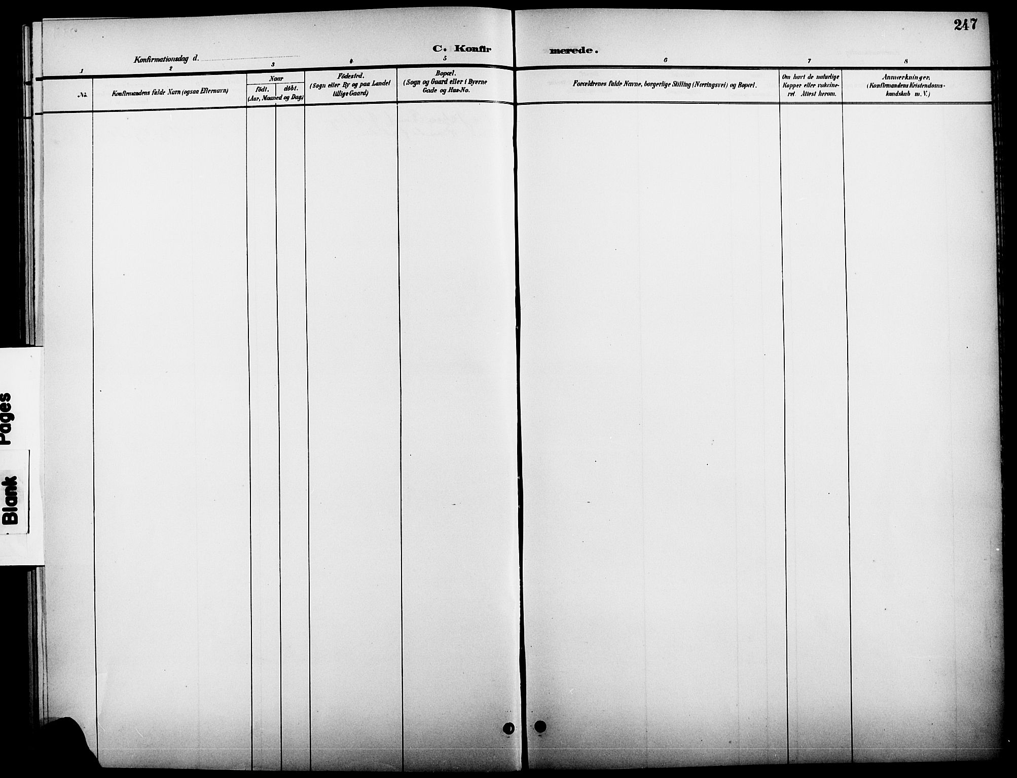 Elverum prestekontor, SAH/PREST-044/H/Ha/Hab/L0005: Parish register (copy) no. 5, 1896-1915, p. 247