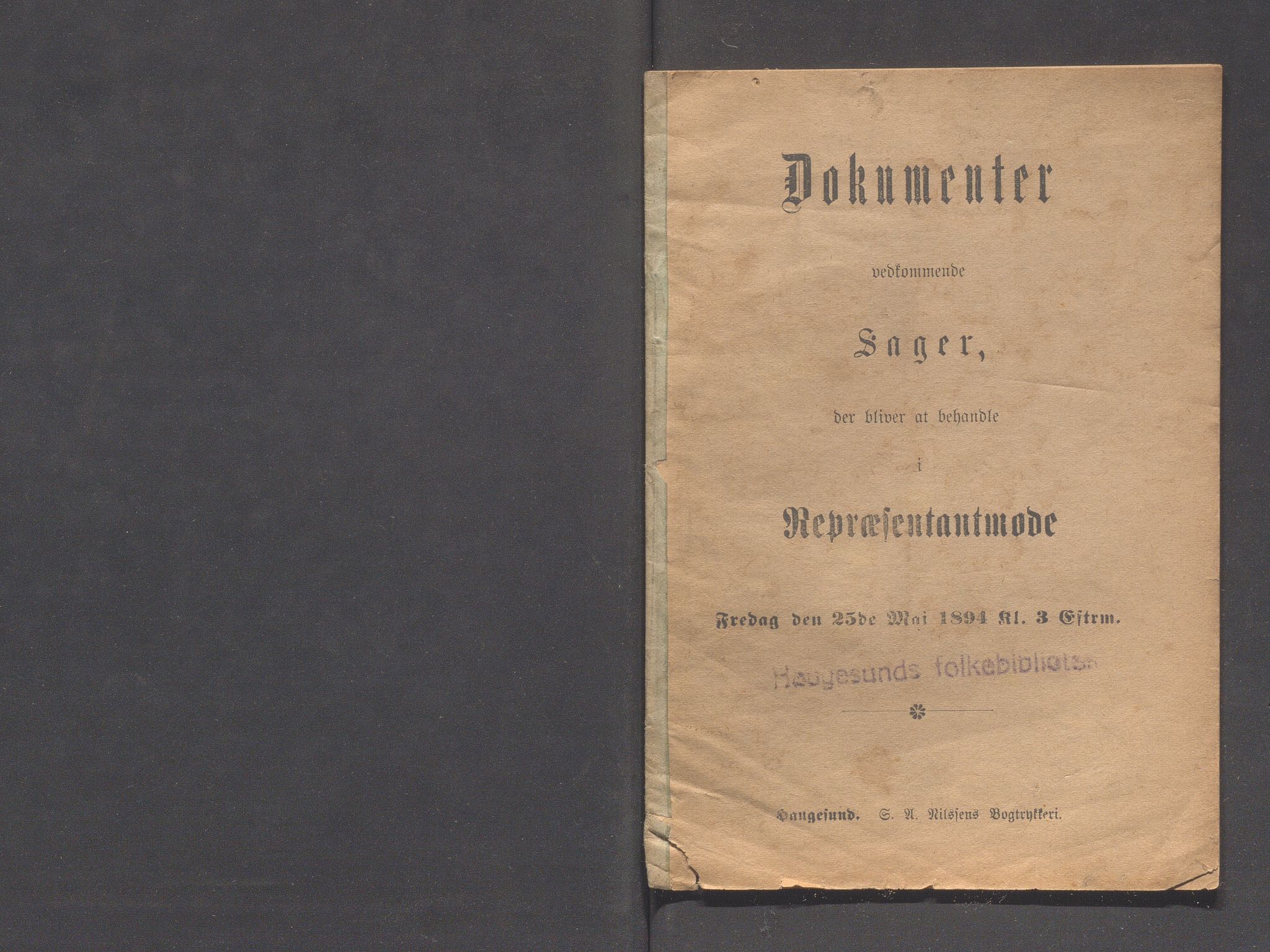 Haugesund kommune - Formannskapet og Bystyret, IKAR/A-740/A/Abb/L0001: Bystyreforhandlinger, 1889-1907, p. 163