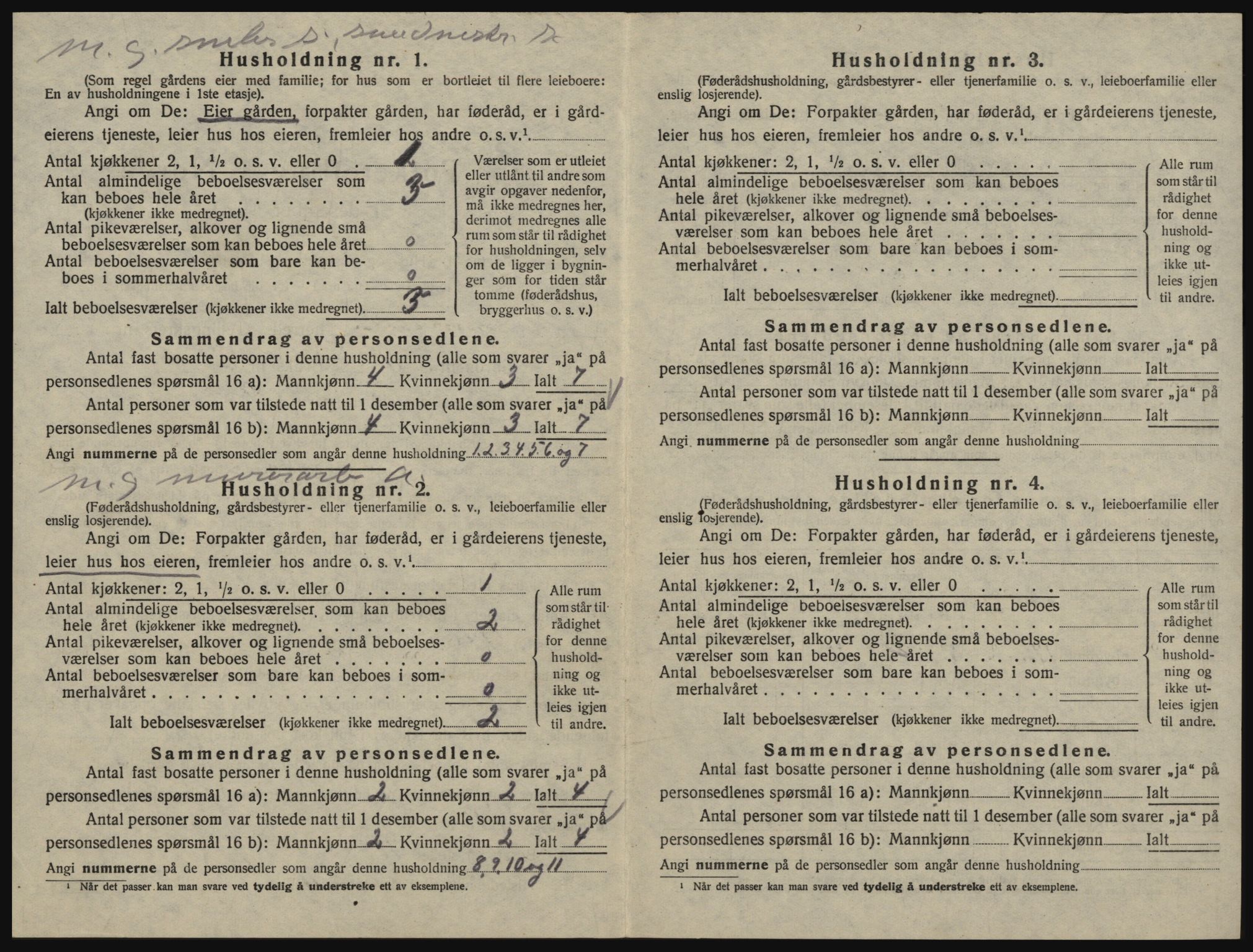 SAO, 1920 census for Glemmen, 1920, p. 2766