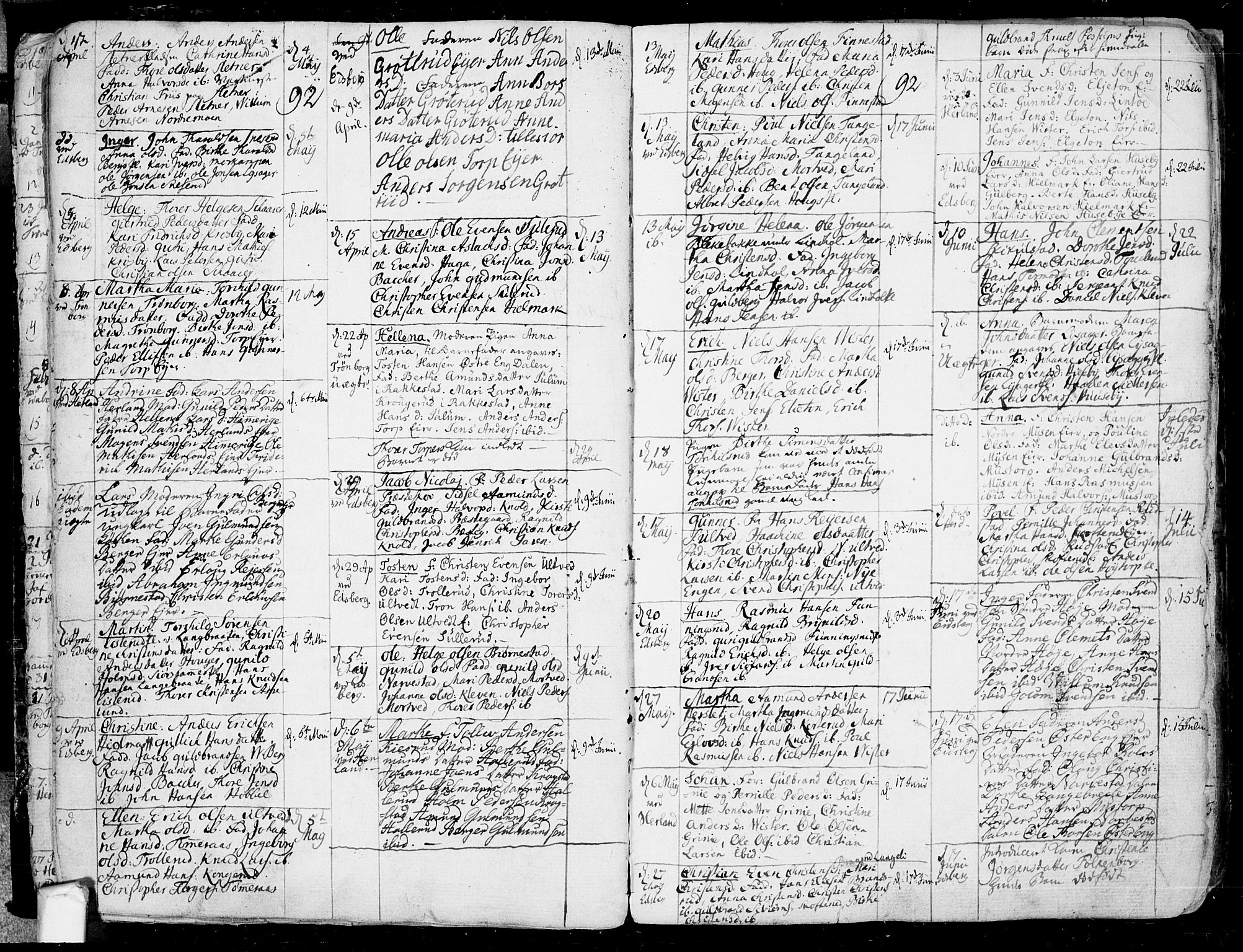 Eidsberg prestekontor Kirkebøker, SAO/A-10905/F/Fa/L0005: Parish register (official) no. I 5, 1786-1807, p. 21