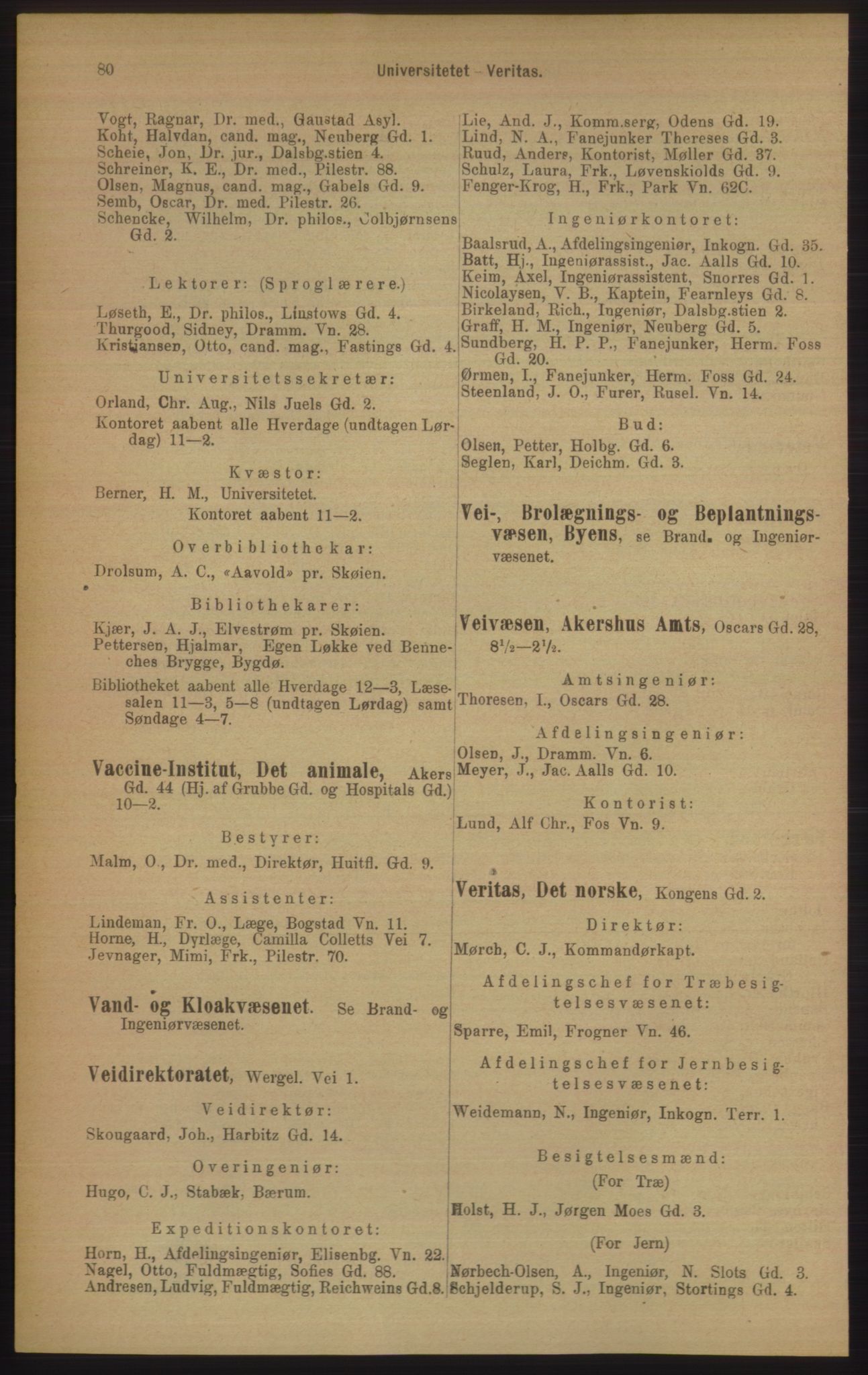 Kristiania/Oslo adressebok, PUBL/-, 1906, p. 80