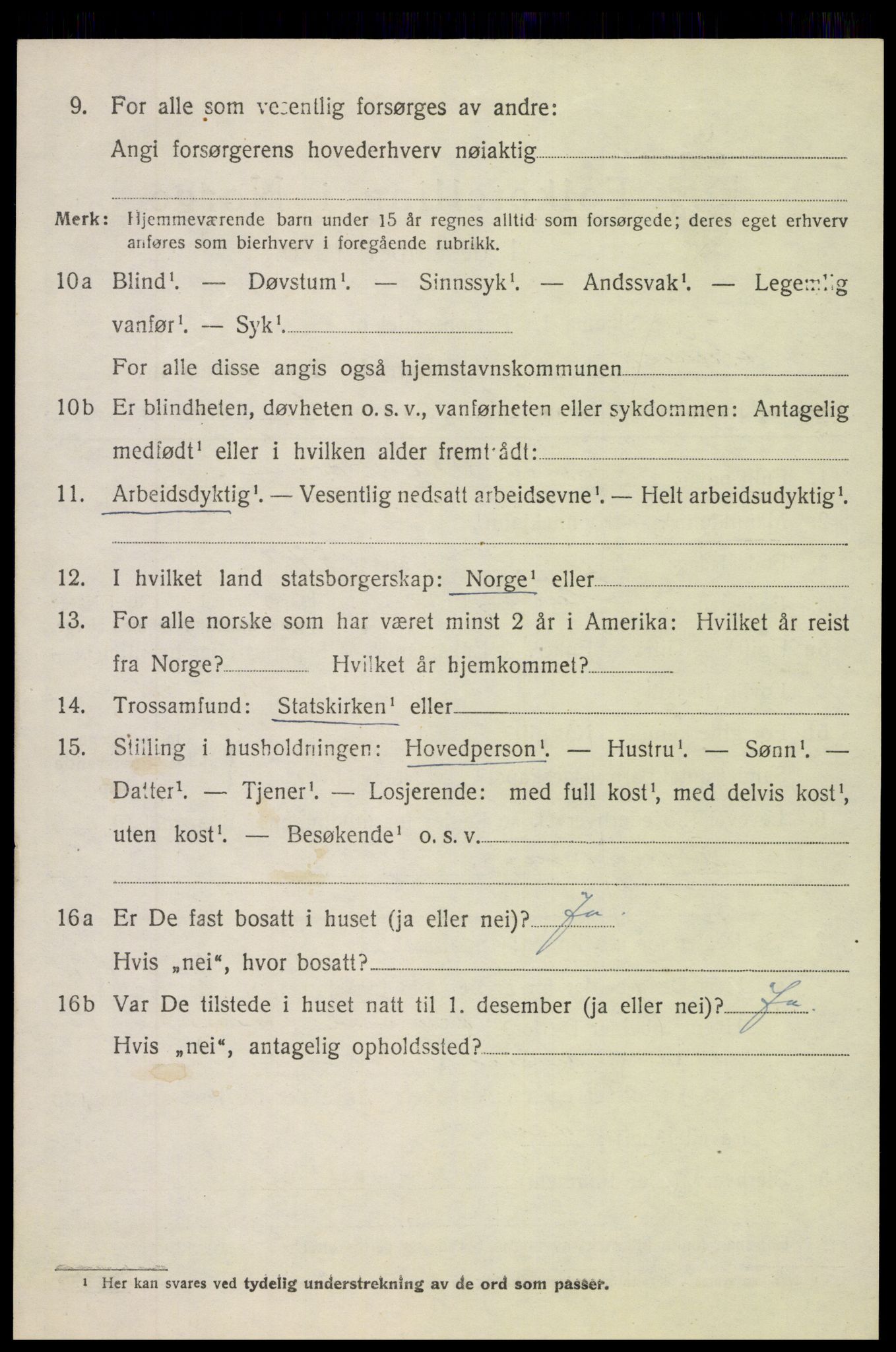 SAH, 1920 census for Fluberg, 1920, p. 793