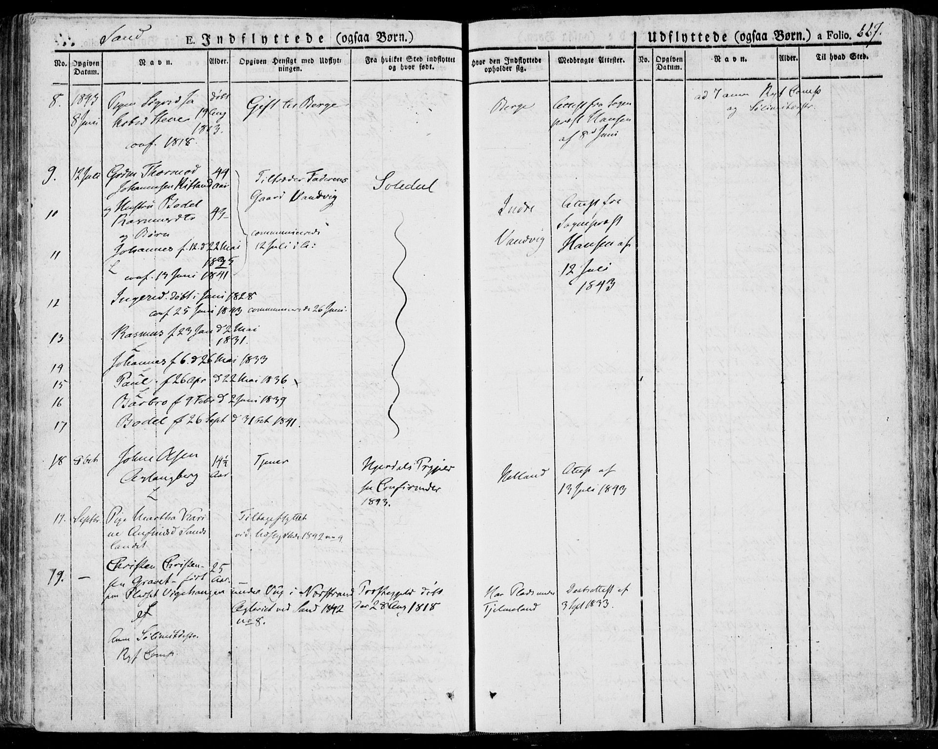 Jelsa sokneprestkontor, AV/SAST-A-101842/01/IV: Parish register (official) no. A 6.2, 1828-1853, p. 667