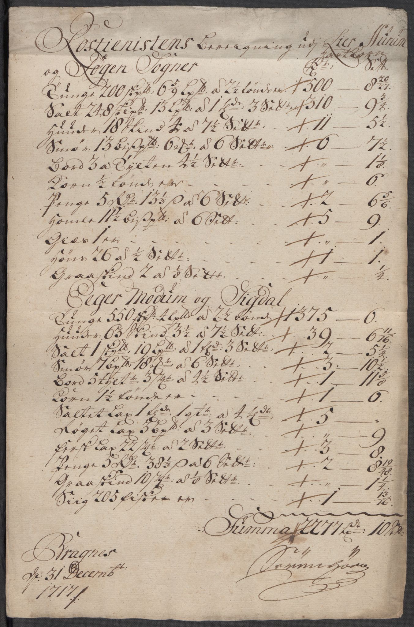 Rentekammeret inntil 1814, Reviderte regnskaper, Fogderegnskap, RA/EA-4092/R31/L1711: Fogderegnskap Hurum, Røyken, Eiker, Lier og Buskerud, 1717, p. 139
