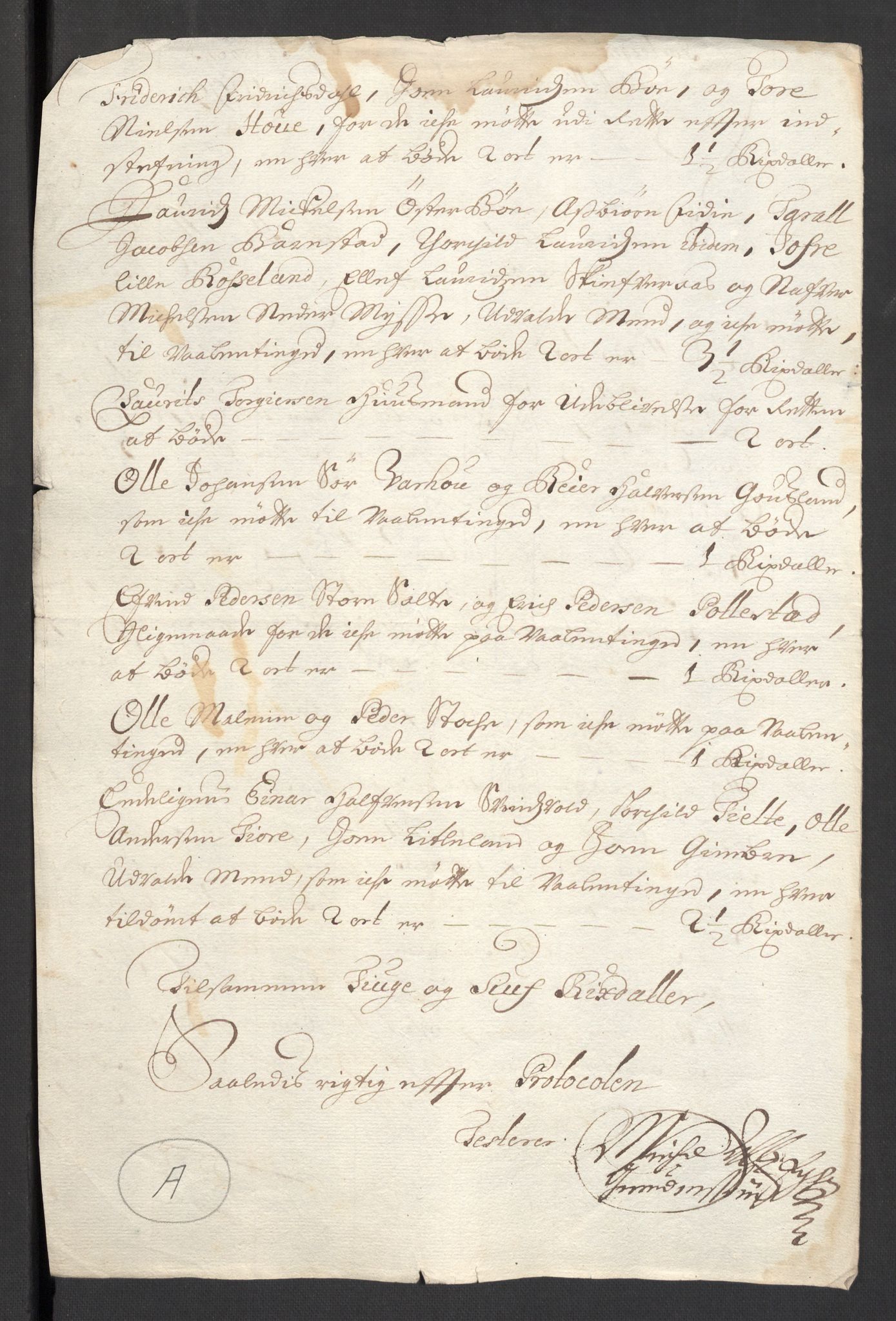 Rentekammeret inntil 1814, Reviderte regnskaper, Fogderegnskap, AV/RA-EA-4092/R46/L2730: Fogderegnskap Jæren og Dalane, 1699, p. 21