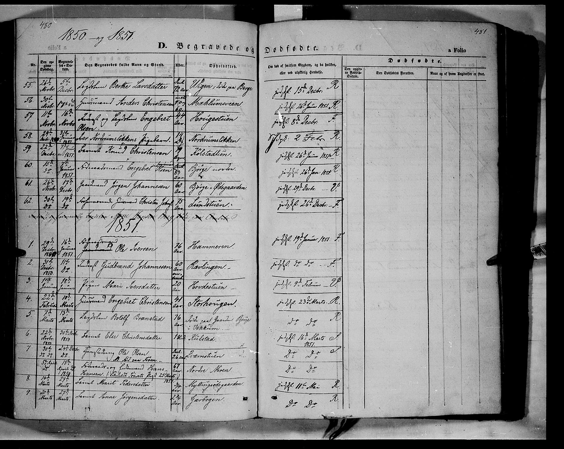 Ringebu prestekontor, AV/SAH-PREST-082/H/Ha/Haa/L0006: Parish register (official) no. 6, 1848-1859, p. 480-481