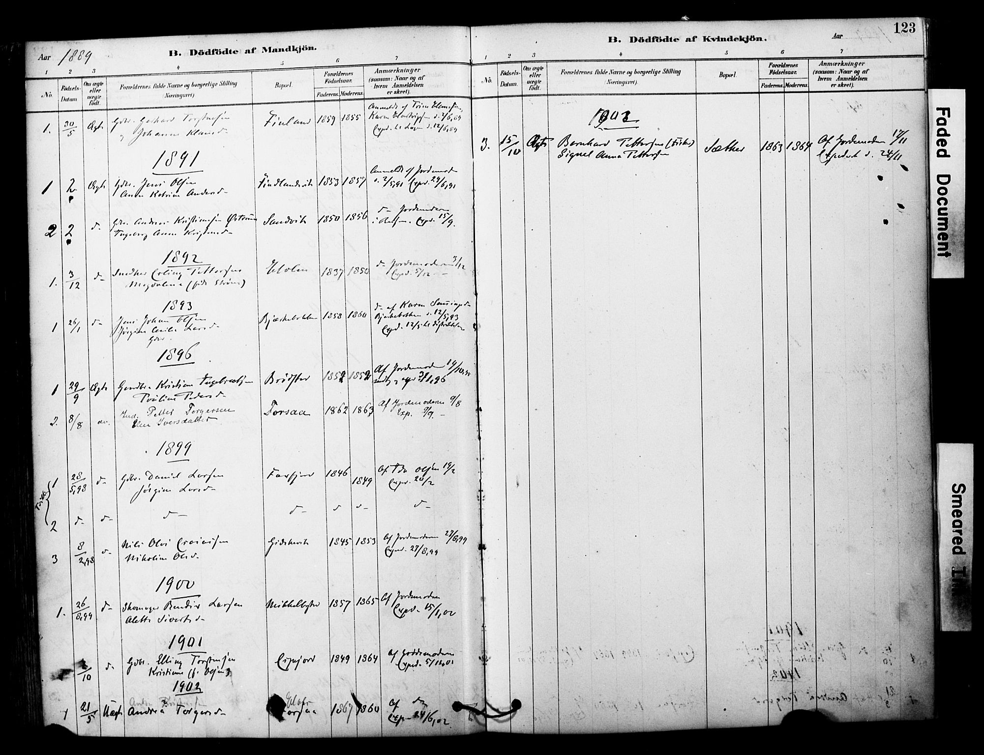 Tranøy sokneprestkontor, SATØ/S-1313/I/Ia/Iaa/L0011kirke: Parish register (official) no. 11, 1878-1904, p. 123