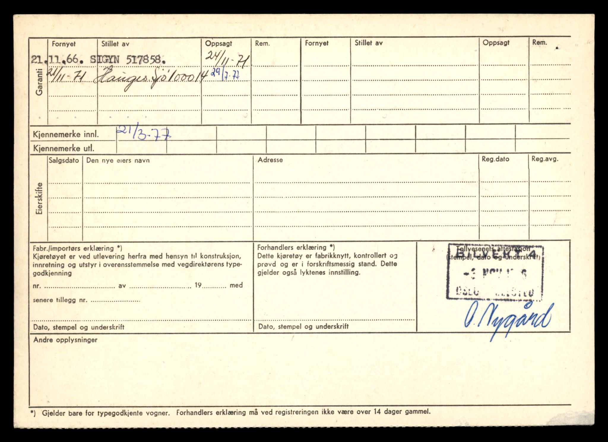 Møre og Romsdal vegkontor - Ålesund trafikkstasjon, AV/SAT-A-4099/F/Fe/L0035: Registreringskort for kjøretøy T 12653 - T 12829, 1927-1998, p. 36
