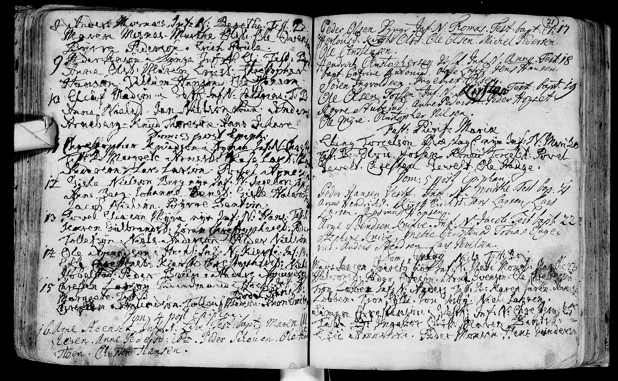 Eiker kirkebøker, SAKO/A-4/F/Fa/L0003: Parish register (official) no. I 3, 1724-1753, p. 71
